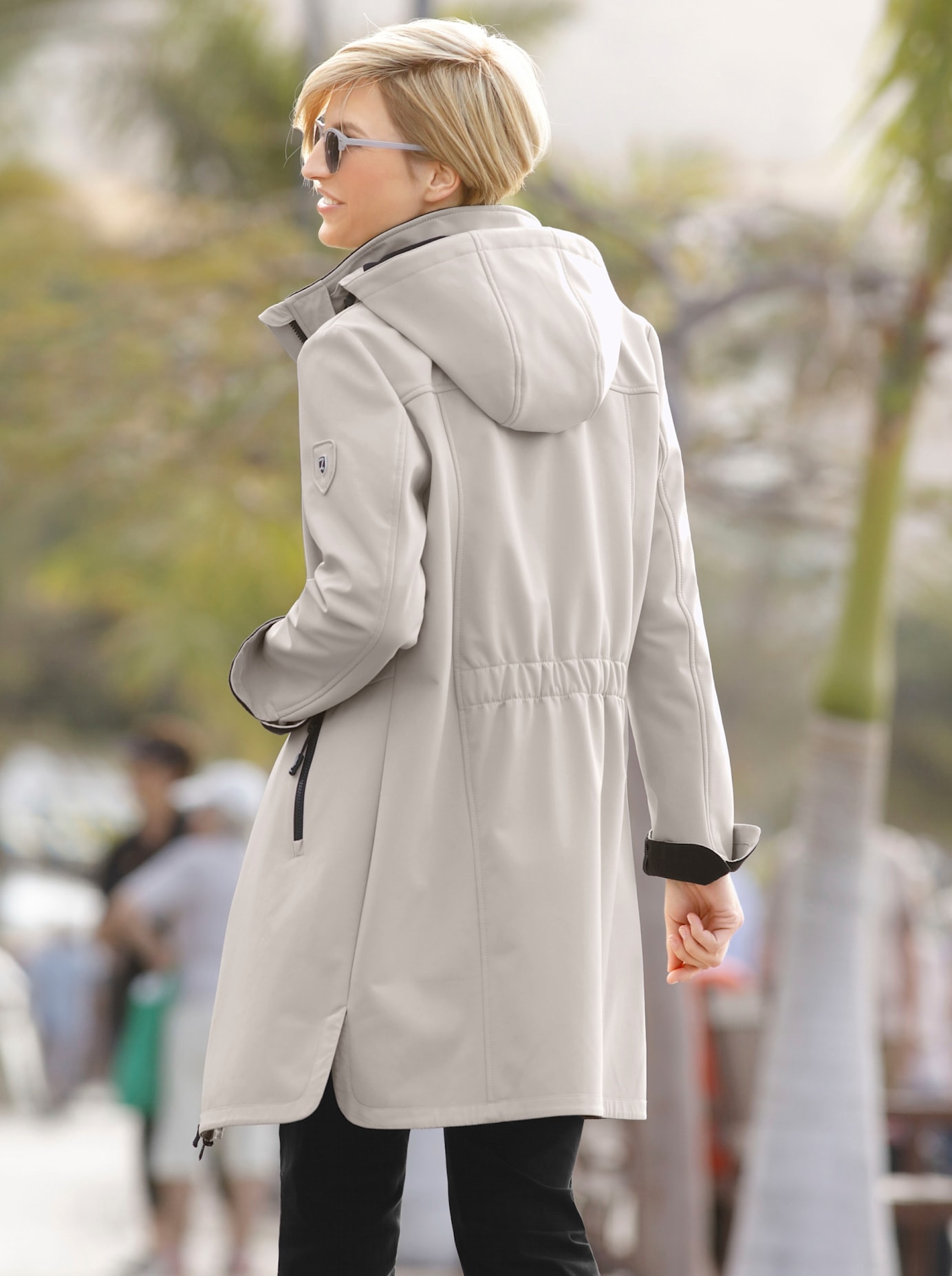 Casual Looks Softshelljacke, mit Kapuze