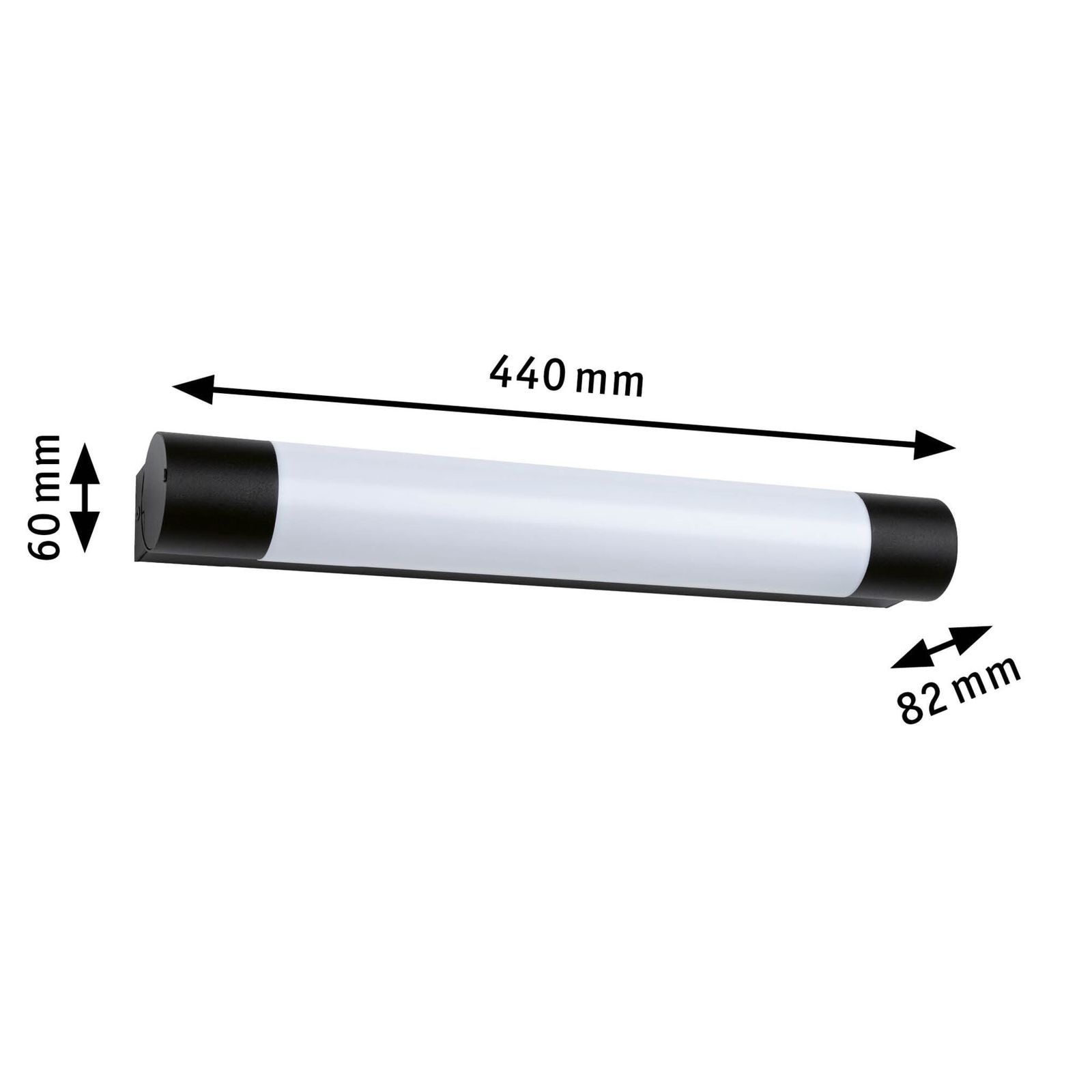 Paulmann LED Spiegelleuchte »Selection Bathroom Spiegelleuchte Orgon IP44 3000K 230V 7,5W« 1 Stk. Warmweiß Badezimmerleuchte