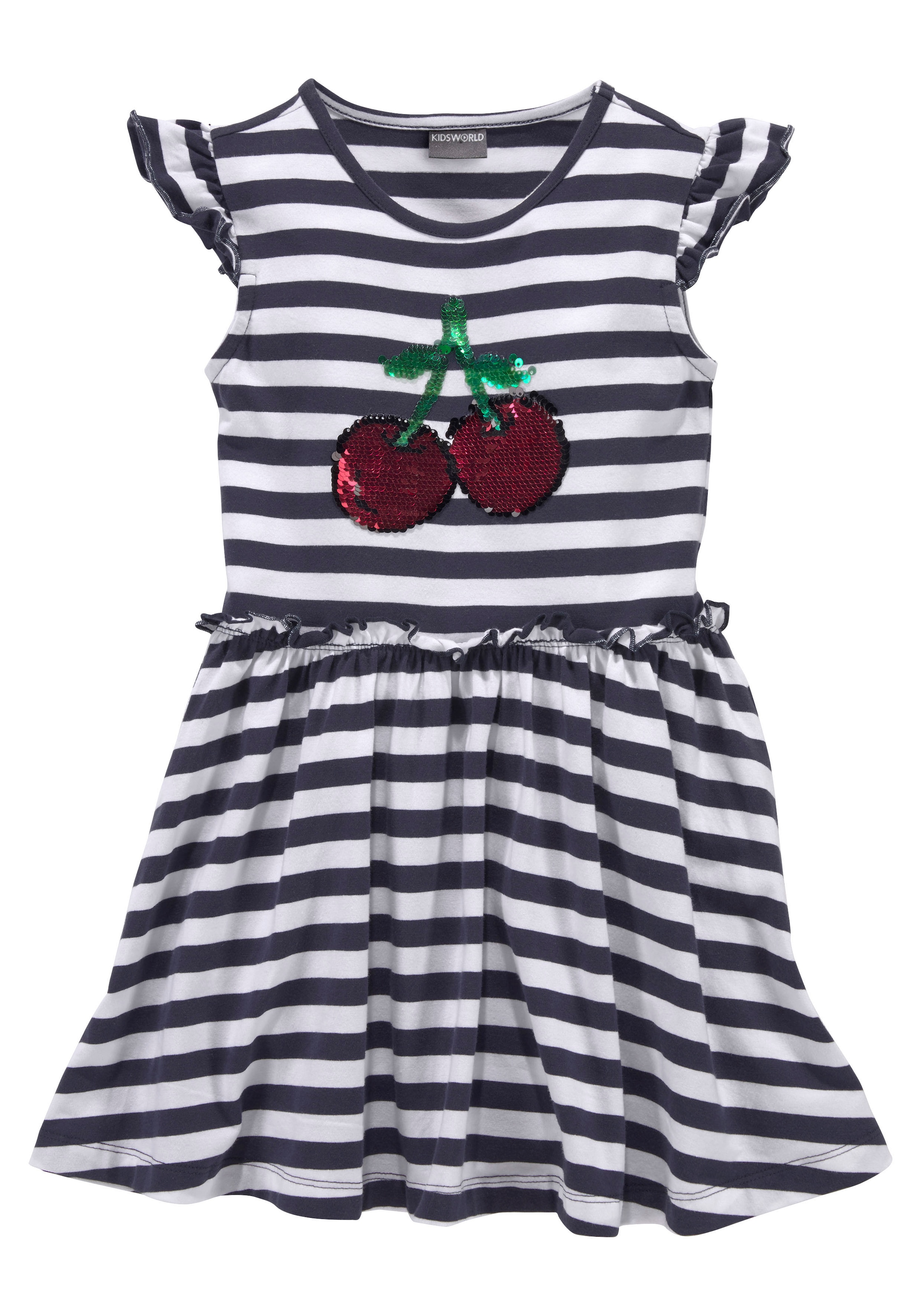 KIDSWORLD Jerseykleid, mit Wendepailletten auf Rechnung bestellen | Sommerkleider