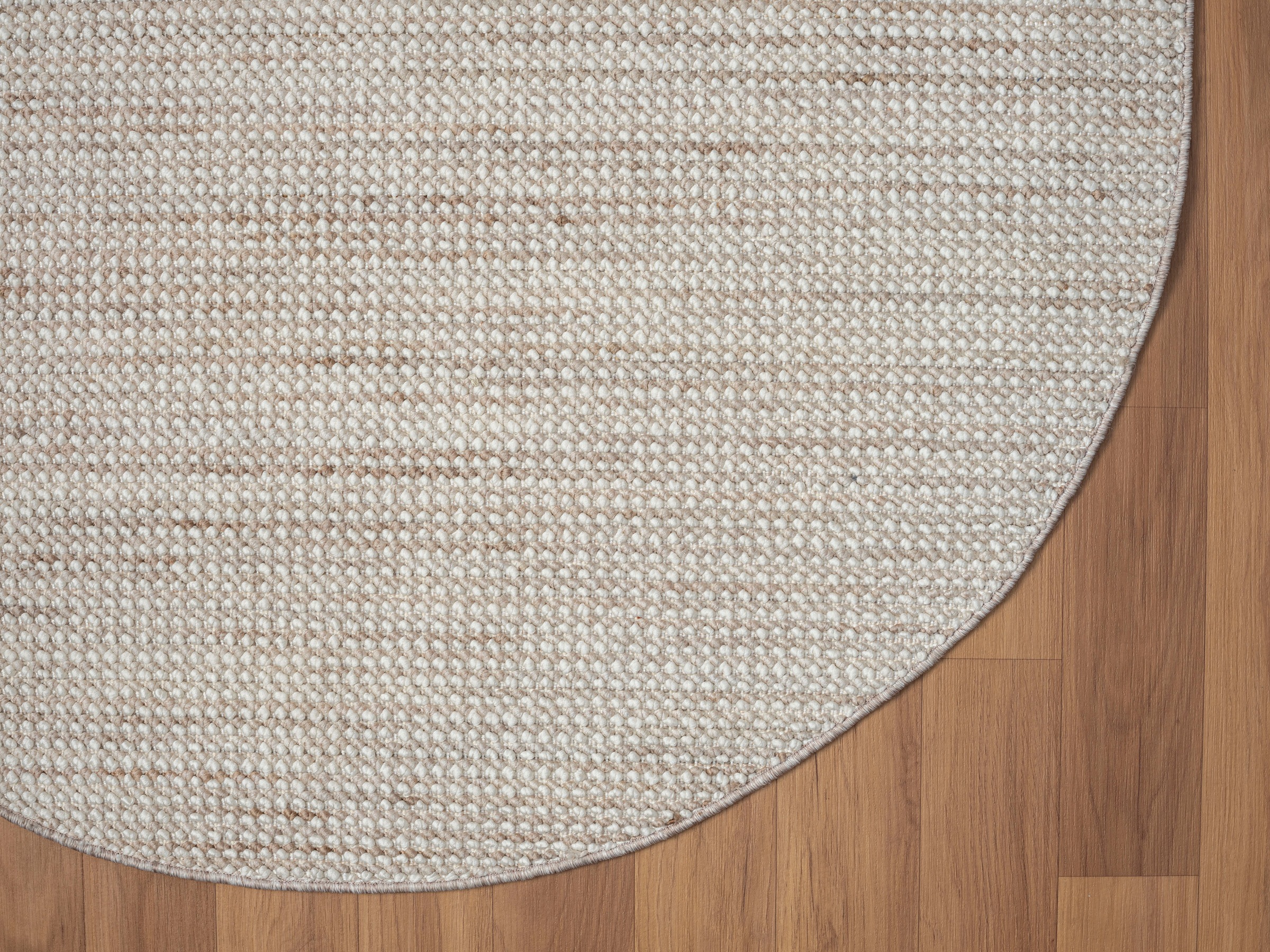 Myflair Möbel & Accessoires Teppich »Ava«, rund, 7 mm Höhe, Uni Farben, meliert, Sisal-Optik, auch in rechteckig erhältlich