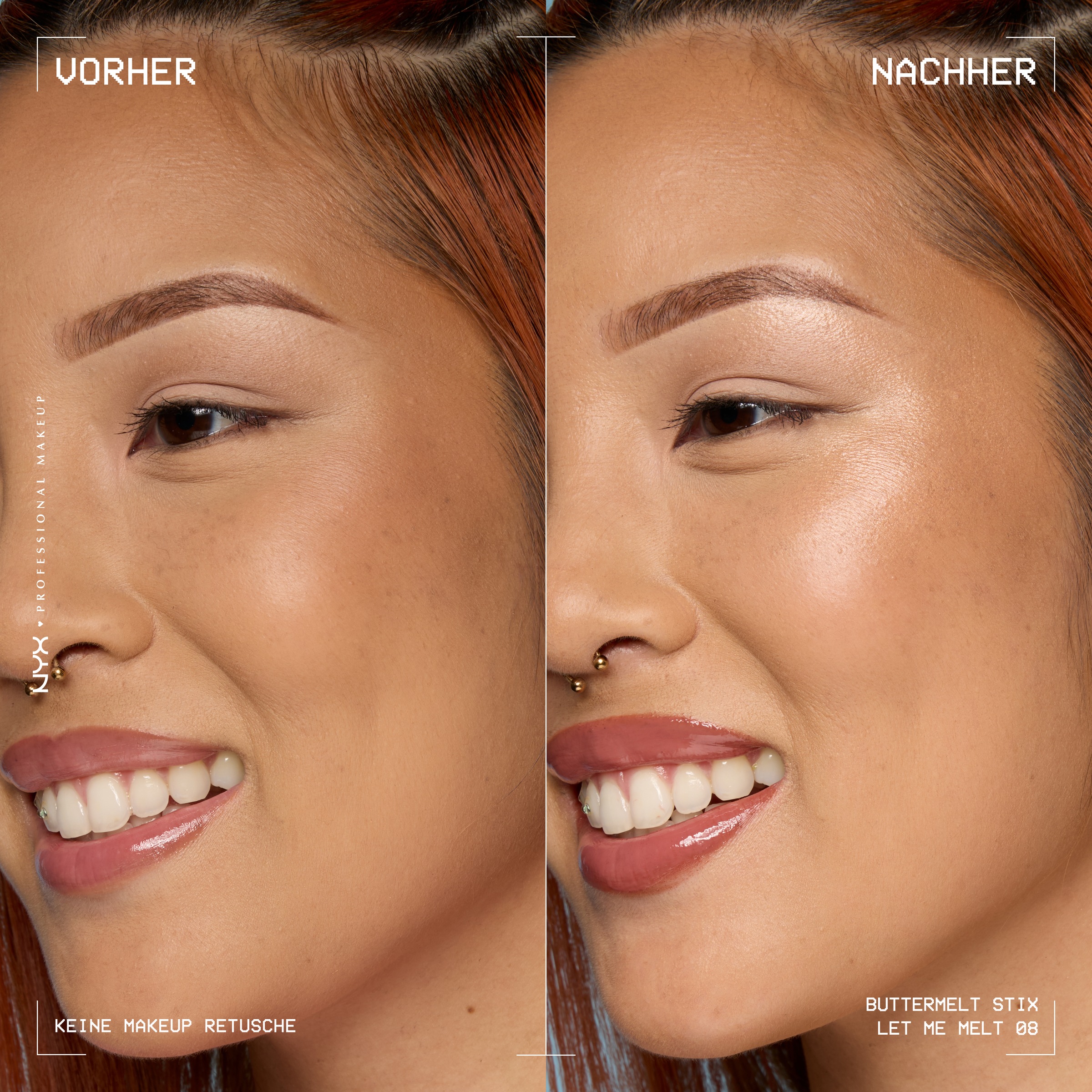 NYX PROFESSIONAL MAKEUP Highlighter »BUTTERMELT STIX GLOW BOOSTING HIGHLIGHTER STICK« mit Cupuaçu- und Kokosnussbutter, für einen ultimativen Glow