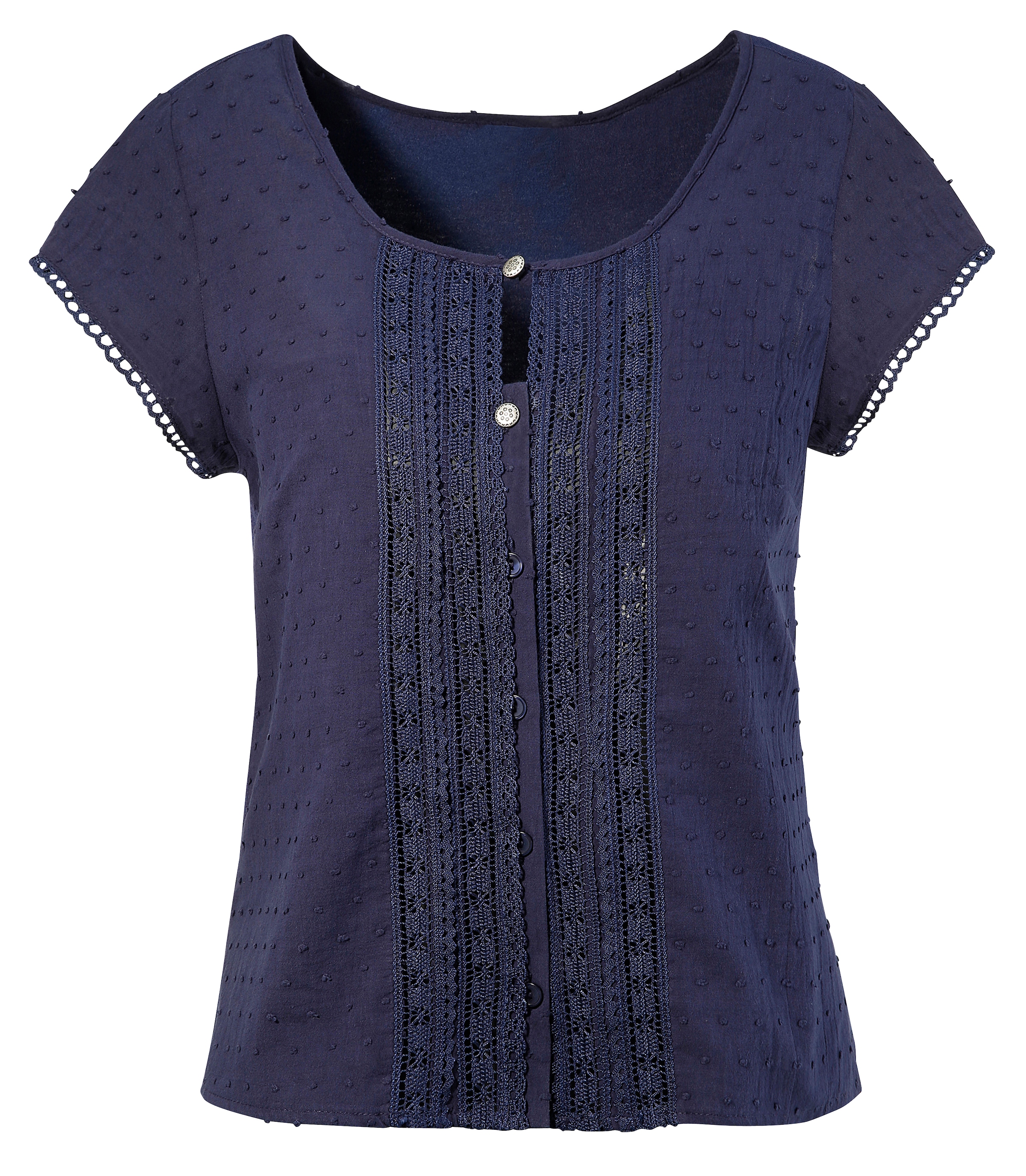 Naber Collection Trachtenbluse, Damen, mit Jerseyrücken kaufen