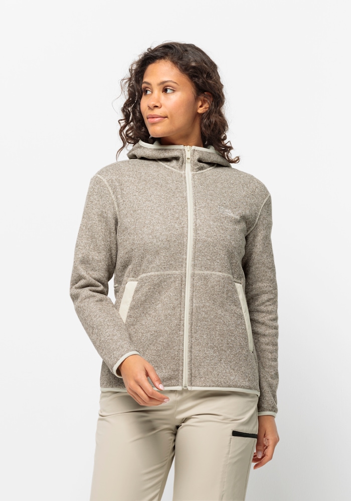 Jack Wolfskin Fleecejacke »TANNENSPUR JKT W«, mit Kapuze