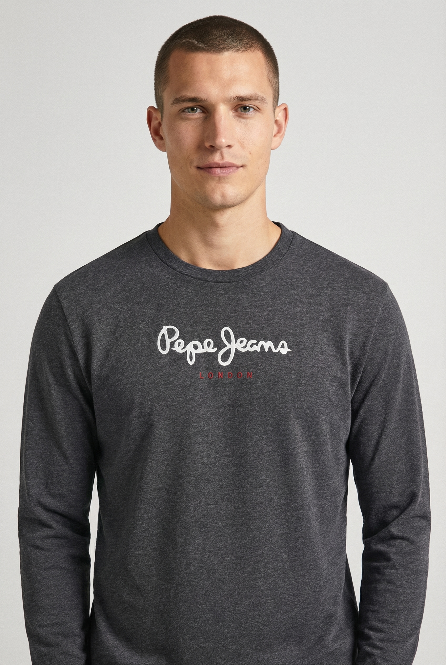 Pepe Jeans Langarmshirt »EGGO LONG N« aus reiner Baumwolle, Rundhals