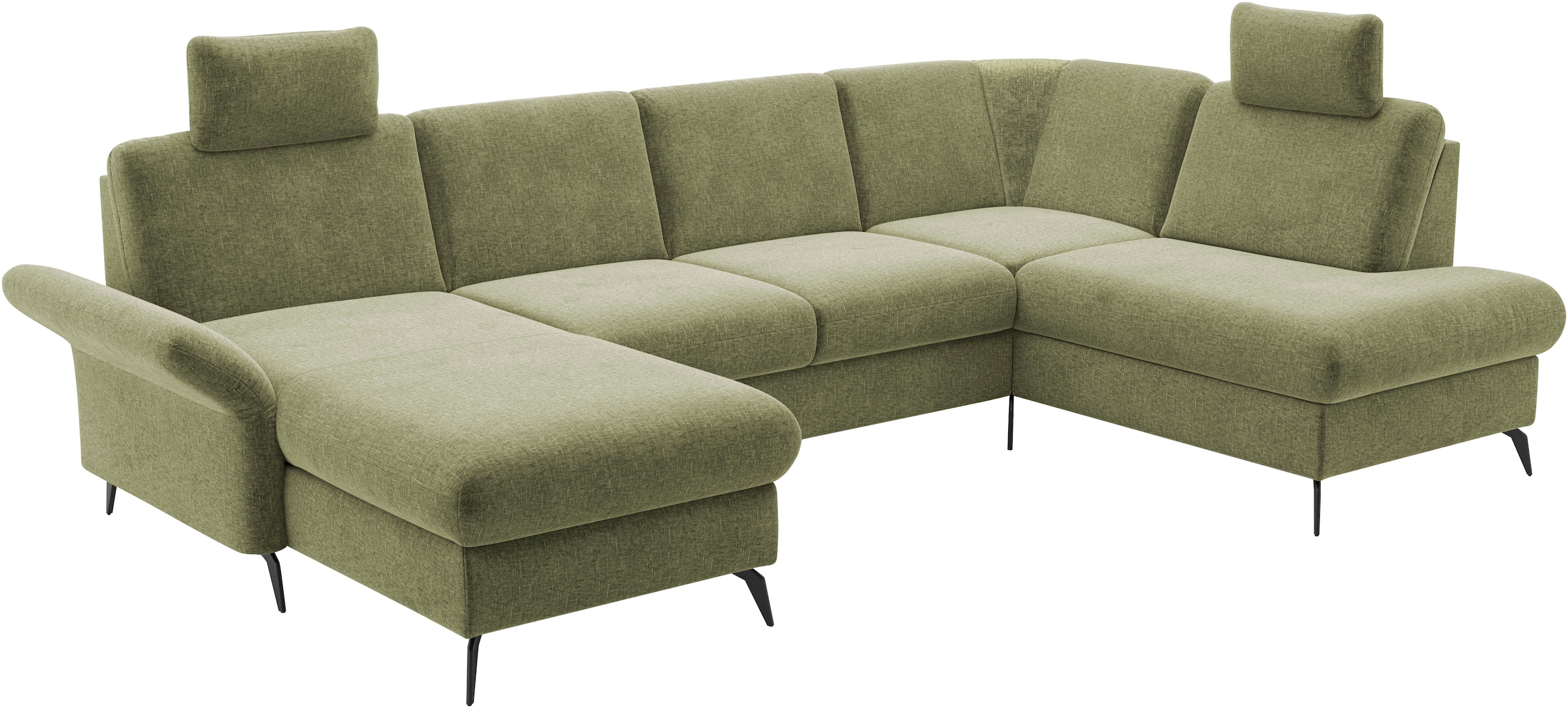 Home affaire Wohnlandschaft »Rochelle«, optional: Armteilverstellung, klappbar, Bettkasen