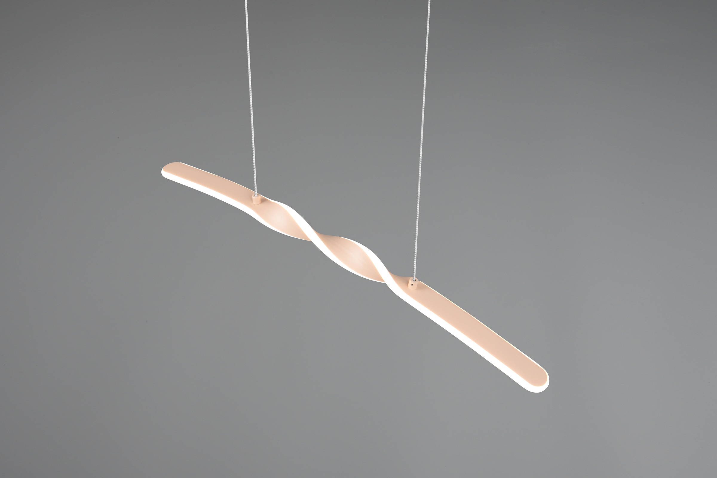 REALITY Leuchten LED Pendelleuchte »GINKO, Hängeleuchte LED 18W 1980 Lumen 3000K warmweiß« LED-Board 1 Stk. Warmweiß Hängelampe Esszimmer, höhenverstellbar bis max 150cm, Breite 79 cm