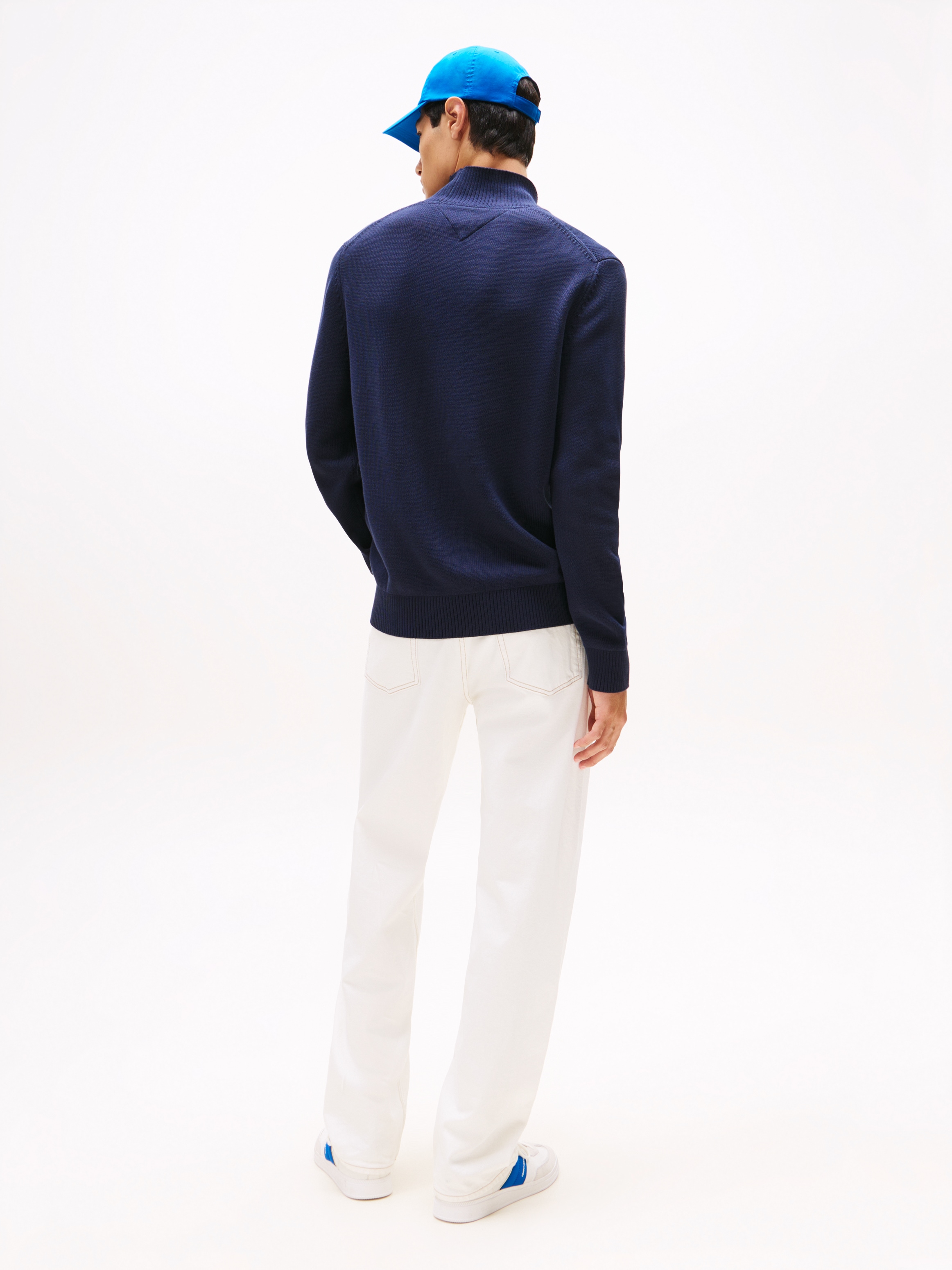 Tommy Jeans Rollkragenpullover »TJM SLIM FIT ROLL NECK«, mit Mock Neck, Strickpullover 100% Baumwolle Pflegeleicht
