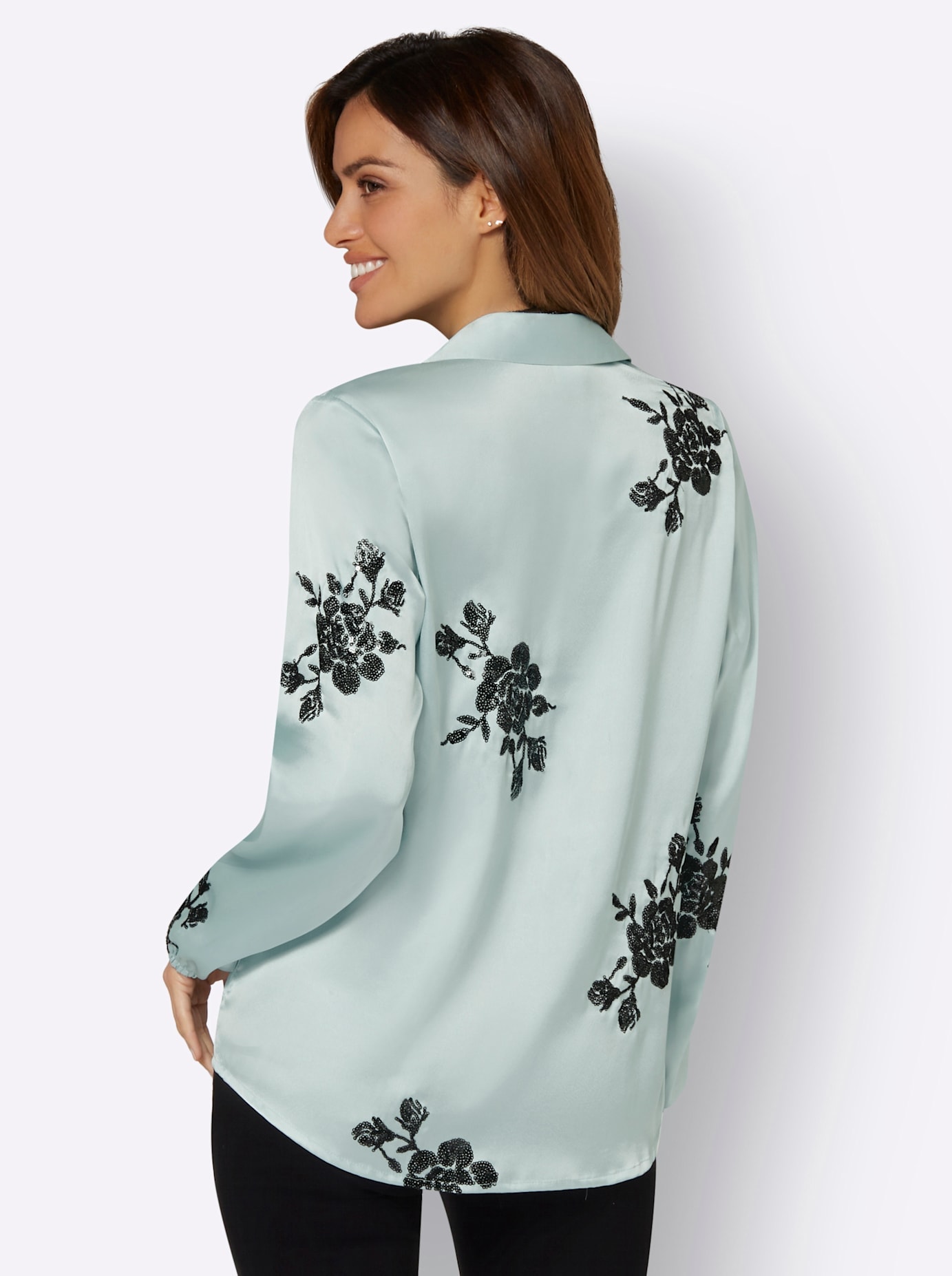 Lady Satinbluse