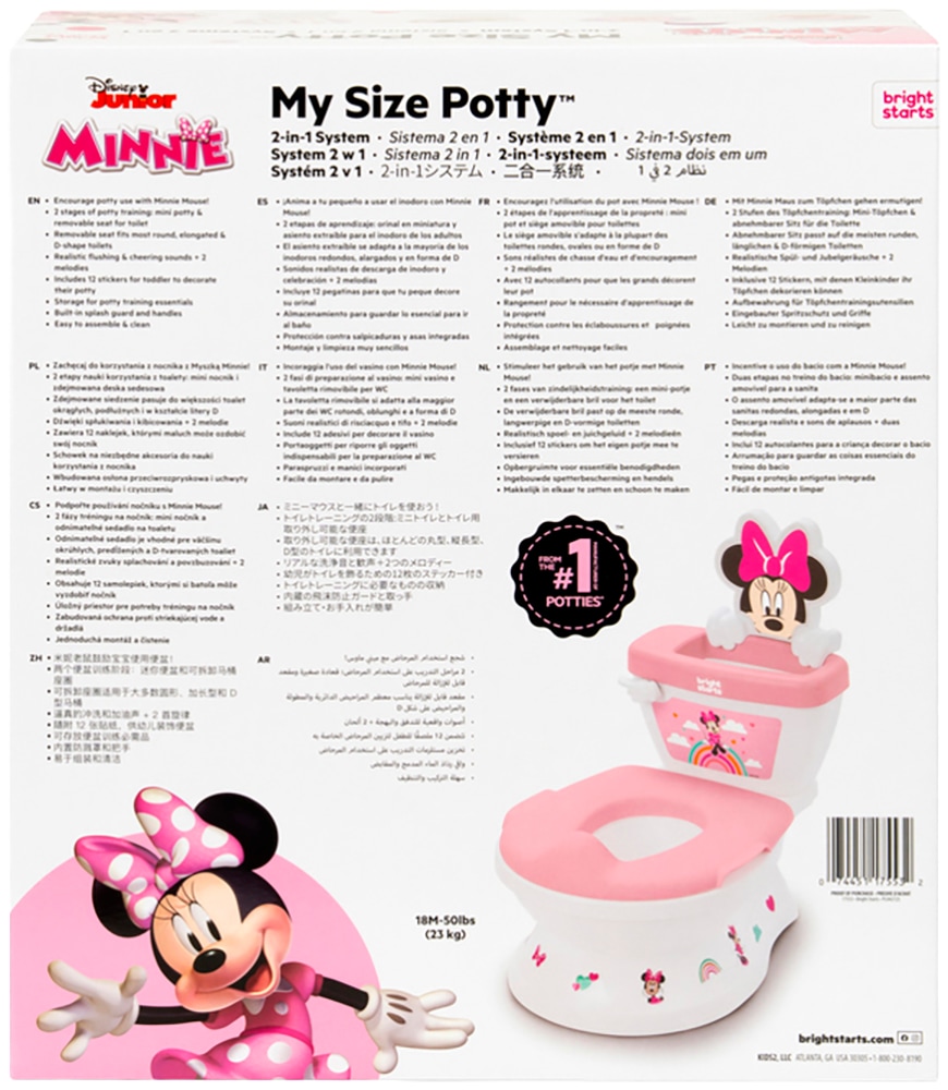 Bright Starts Toilettentrainer »My Size Potty - Diseny Minnie Maus« mit Sound