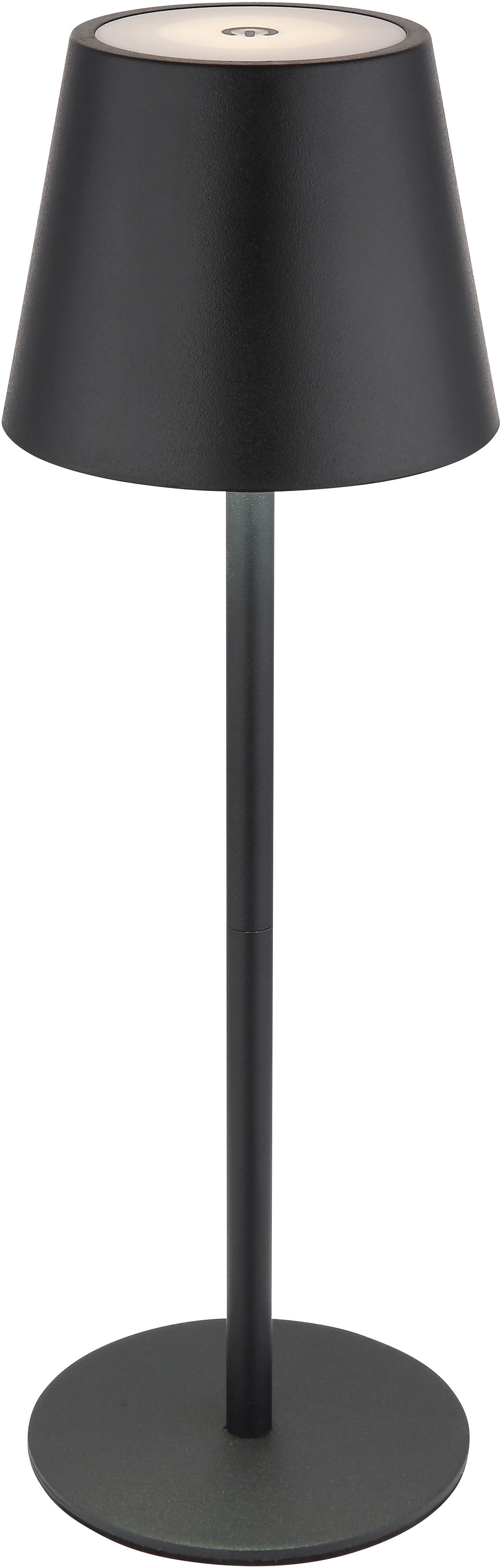 OTTO home LED Tischleuchte »Alennia Akkuleuchte inkl. Flaschenaufsatz« LED-Modul 1 Stk. warmweiß - kaltweiß stufenloser Touchdimmer, Farben fixierbar, USB-C, Akkulampe, CCT