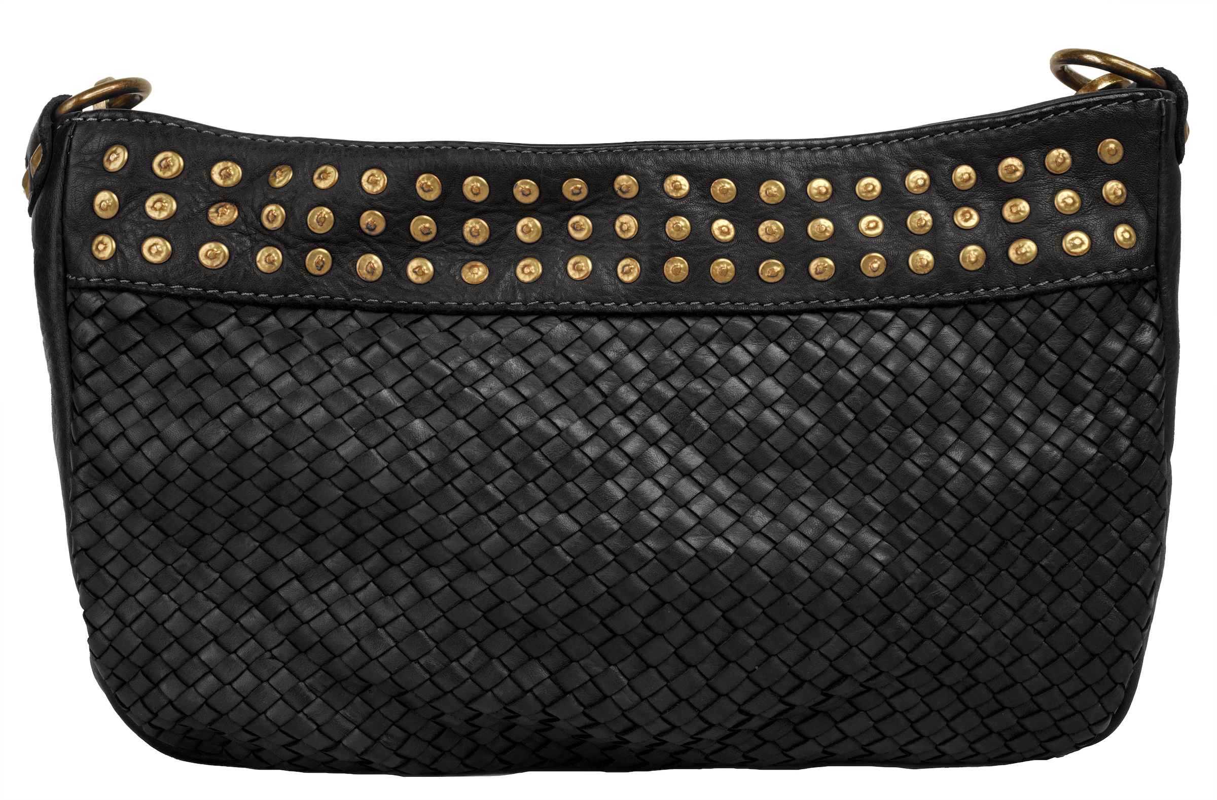 Samantha Look Umhängetasche echt Leder, Made in Italy