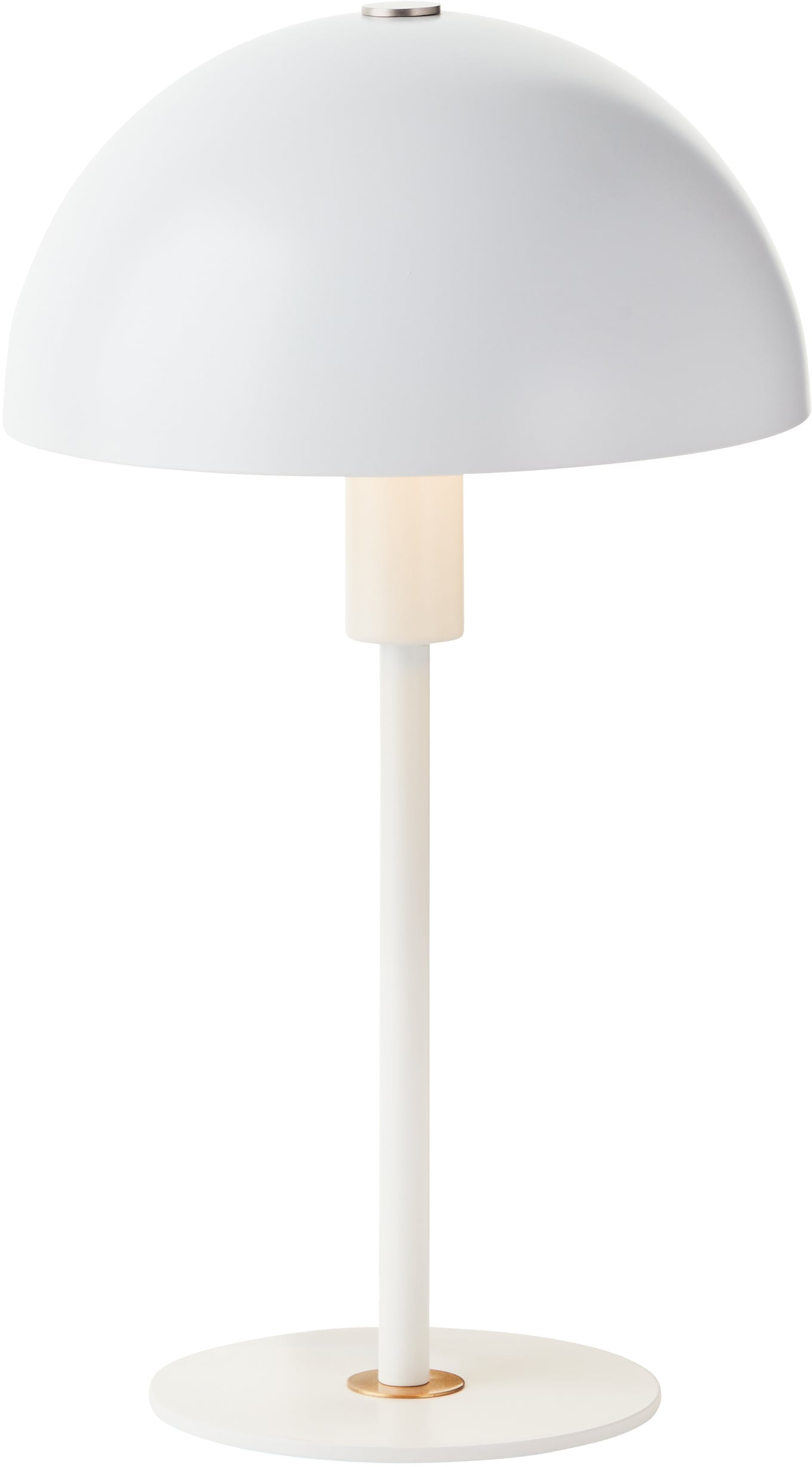 LeGer Home by Lena Gercke Tischleuchte »Linnea Pilz Lampe«, Leuchtmittel E14 | ohne Leuchtmittel, Pilzleuchte, Tischlampe, Metallsockel, Höhe 35,5 cm