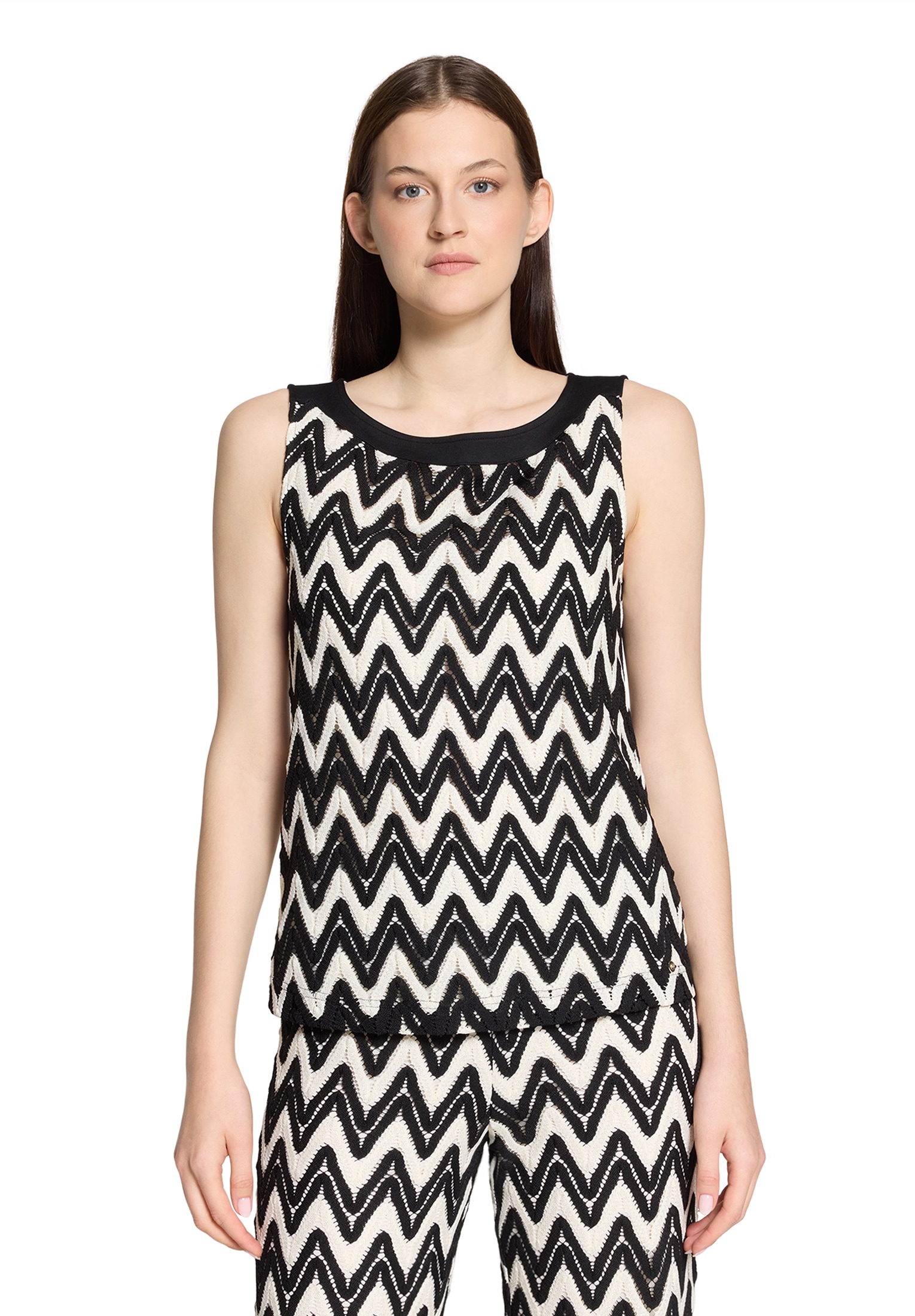 Betty&Co Shirttop »Strukturshirt ohne Arm«