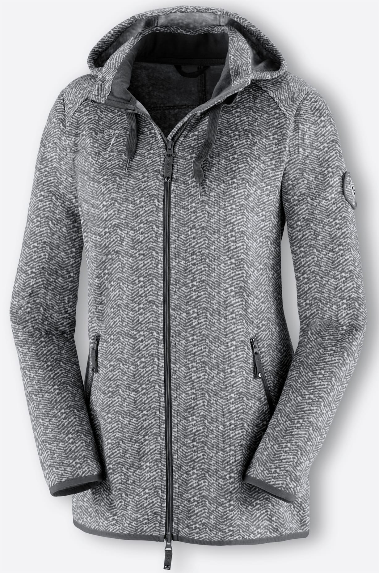 Casual Looks Kapuzenfleecejacke