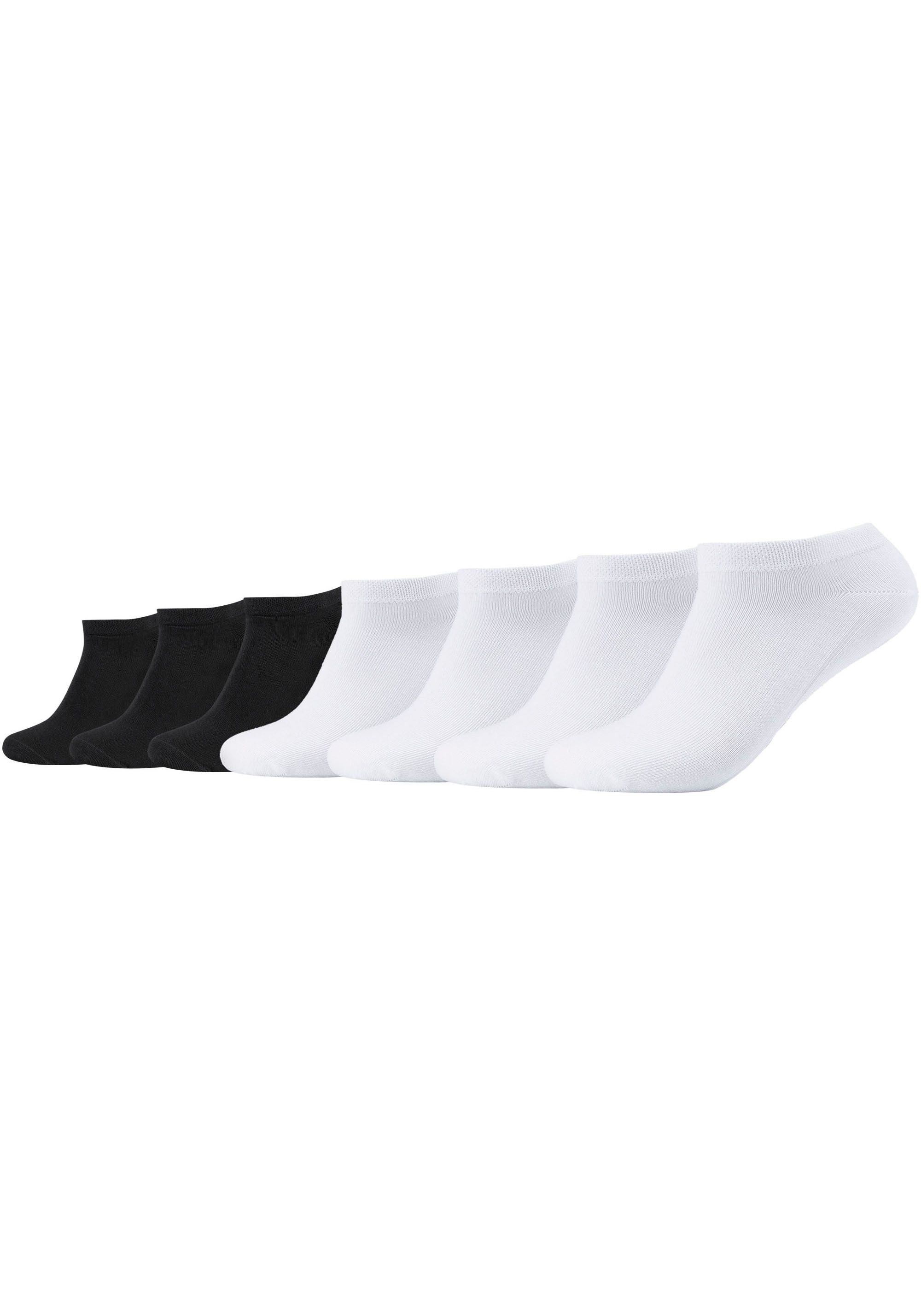 Camano Sneakersocken, (7er Pack), mit weichem Komfortbund ohne drückende Nähte