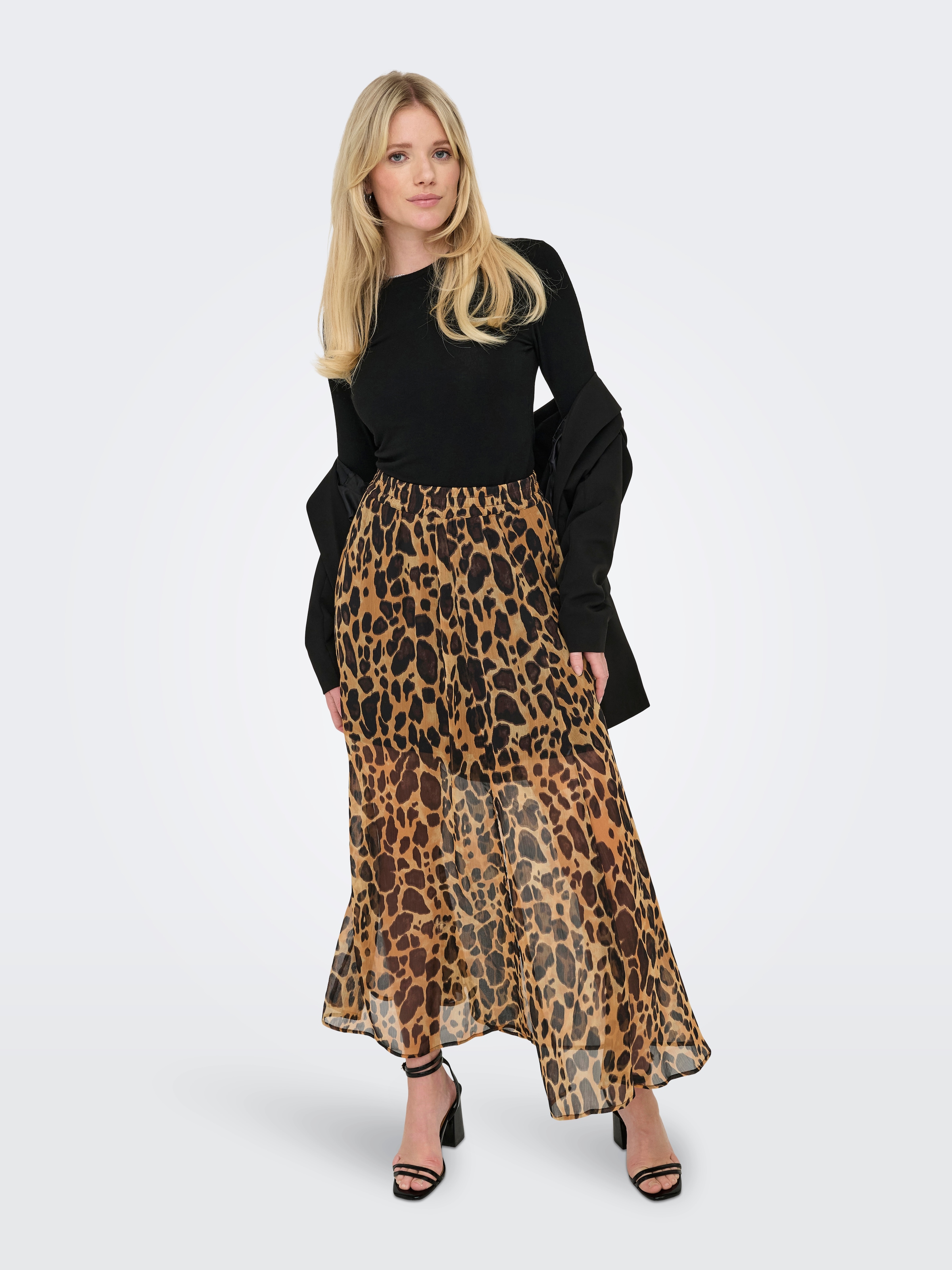 ONLY Faltenrock »ONLASTA LIFE SLIT ANKEL SKIRT PTM«