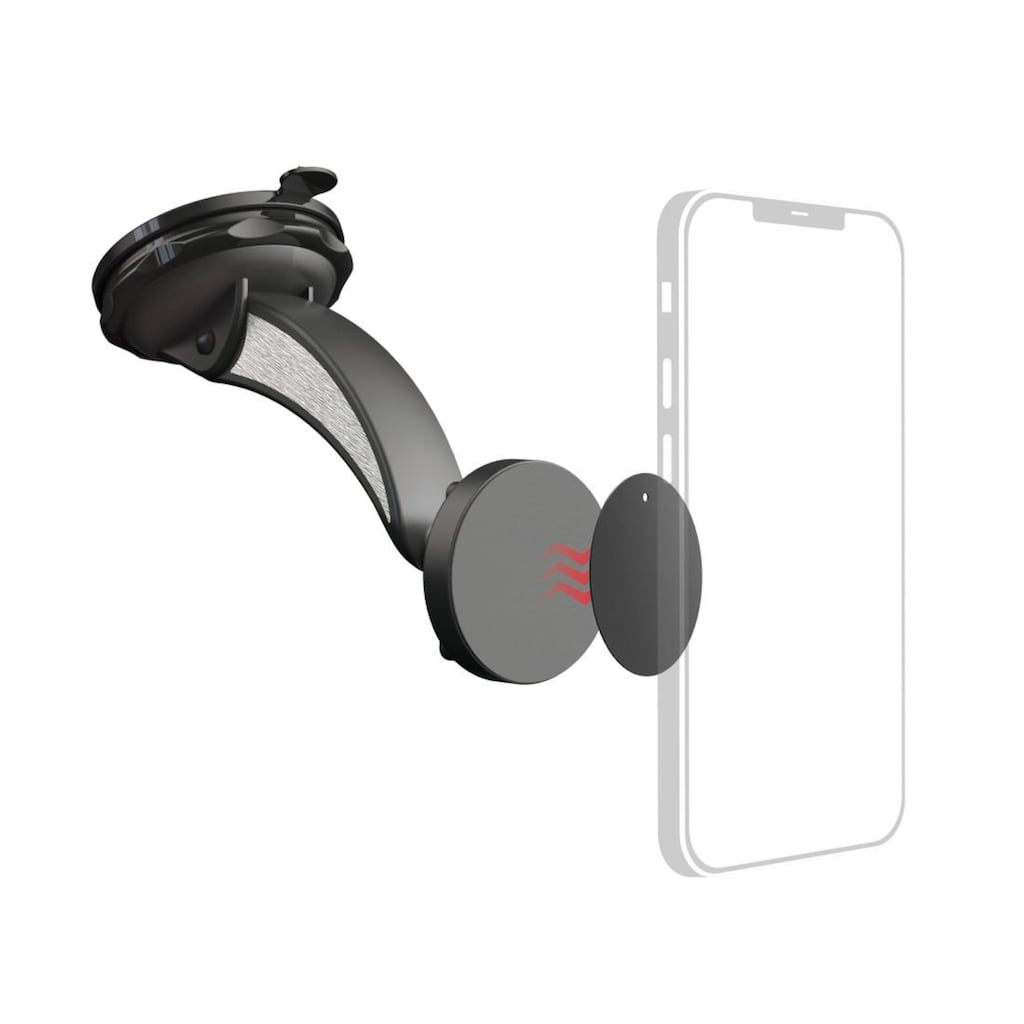 Hama Smartphone-Halterung »Auto Handyhalterung "Magnet" mit Saugnapf, 360 Grad drehbar, universal«