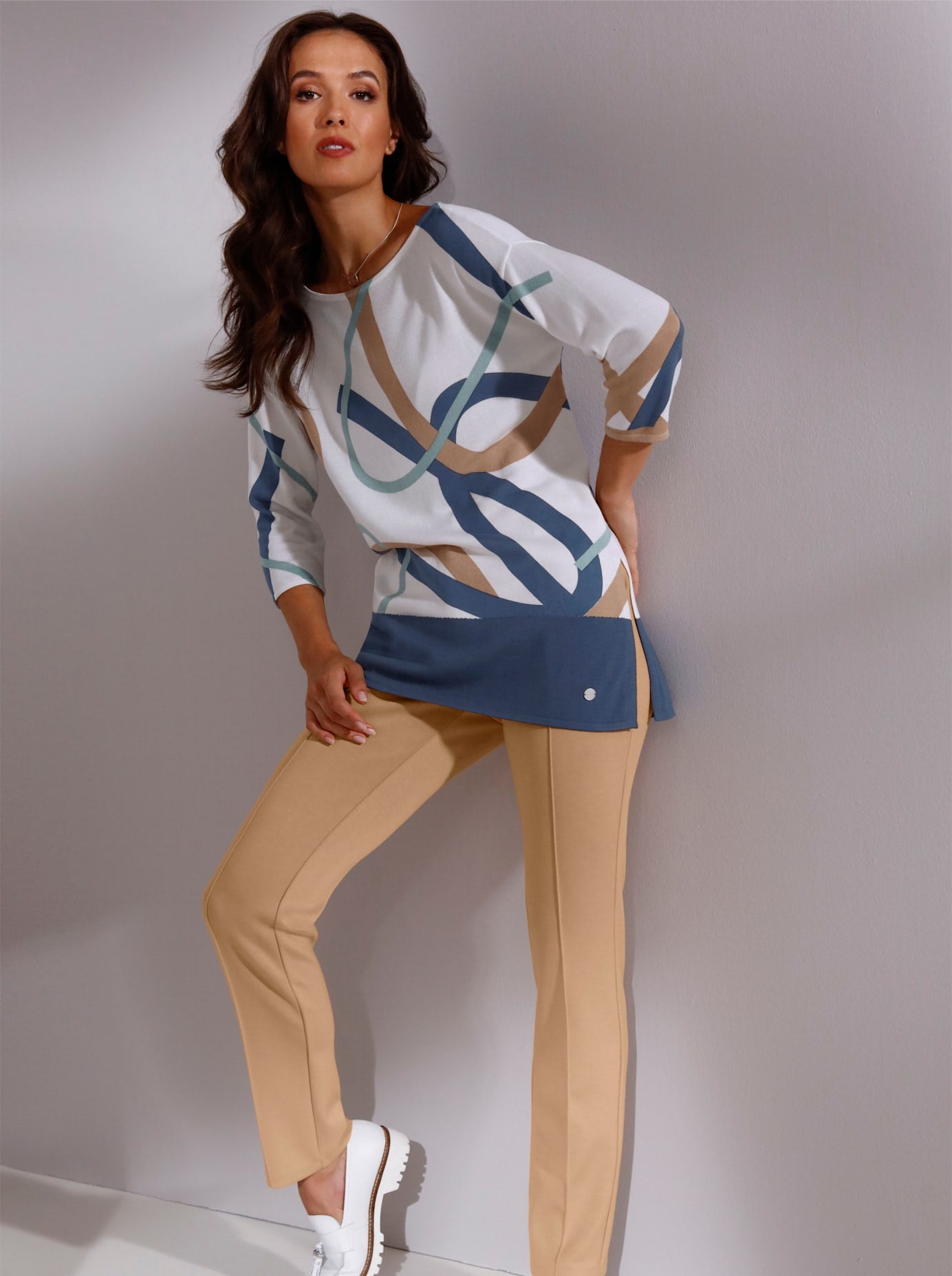 CREATION L PREMIUM Strickpullover »Modal-Baumwoll-Pullover« bei