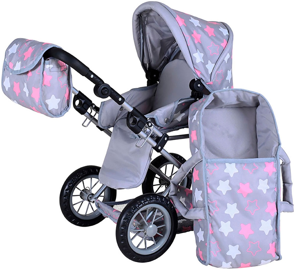 Knorrtoys® Kombi-Puppenwagen »Ruby« mit Wickeltasche