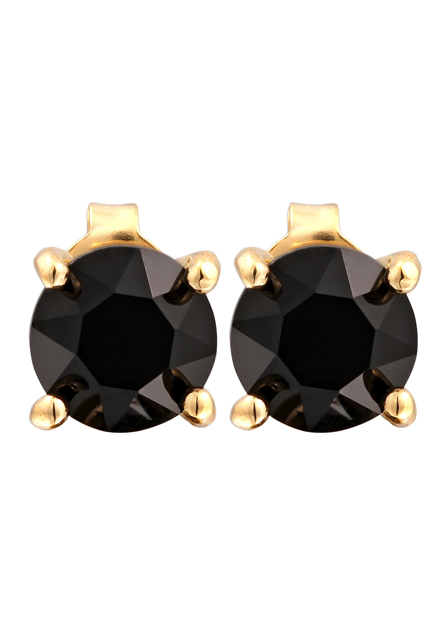 Kuzzoi Paar Ohrstecker »Ohrringe Basic Stecker Geo Kristalle 925 Silber«
