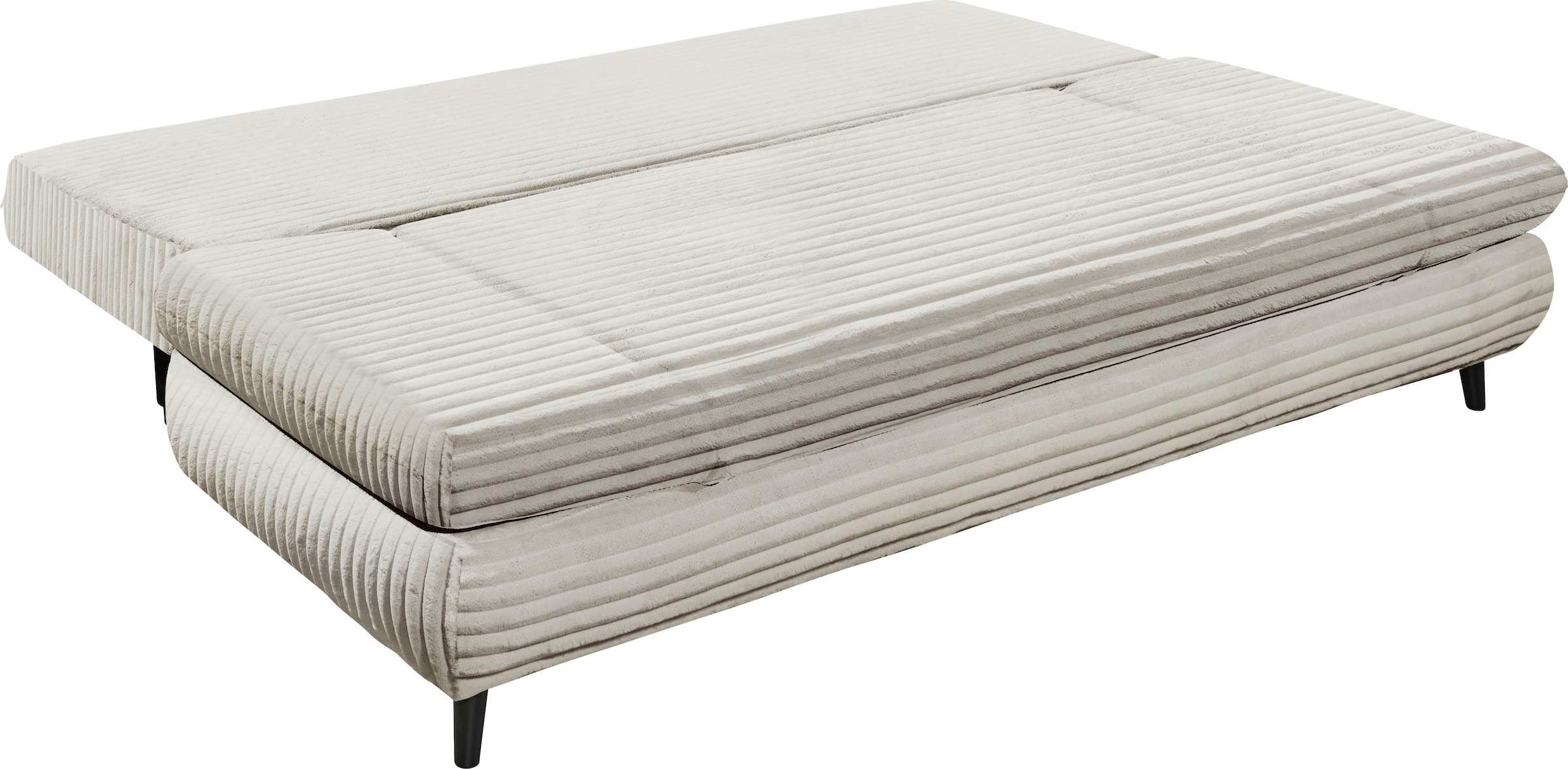 ED EXCITING DESIGN Schlafsofa »Sunny«, frei im Raum stellbar, mit Bettkasten, Schlaffunktion & 2 Rückenkissen