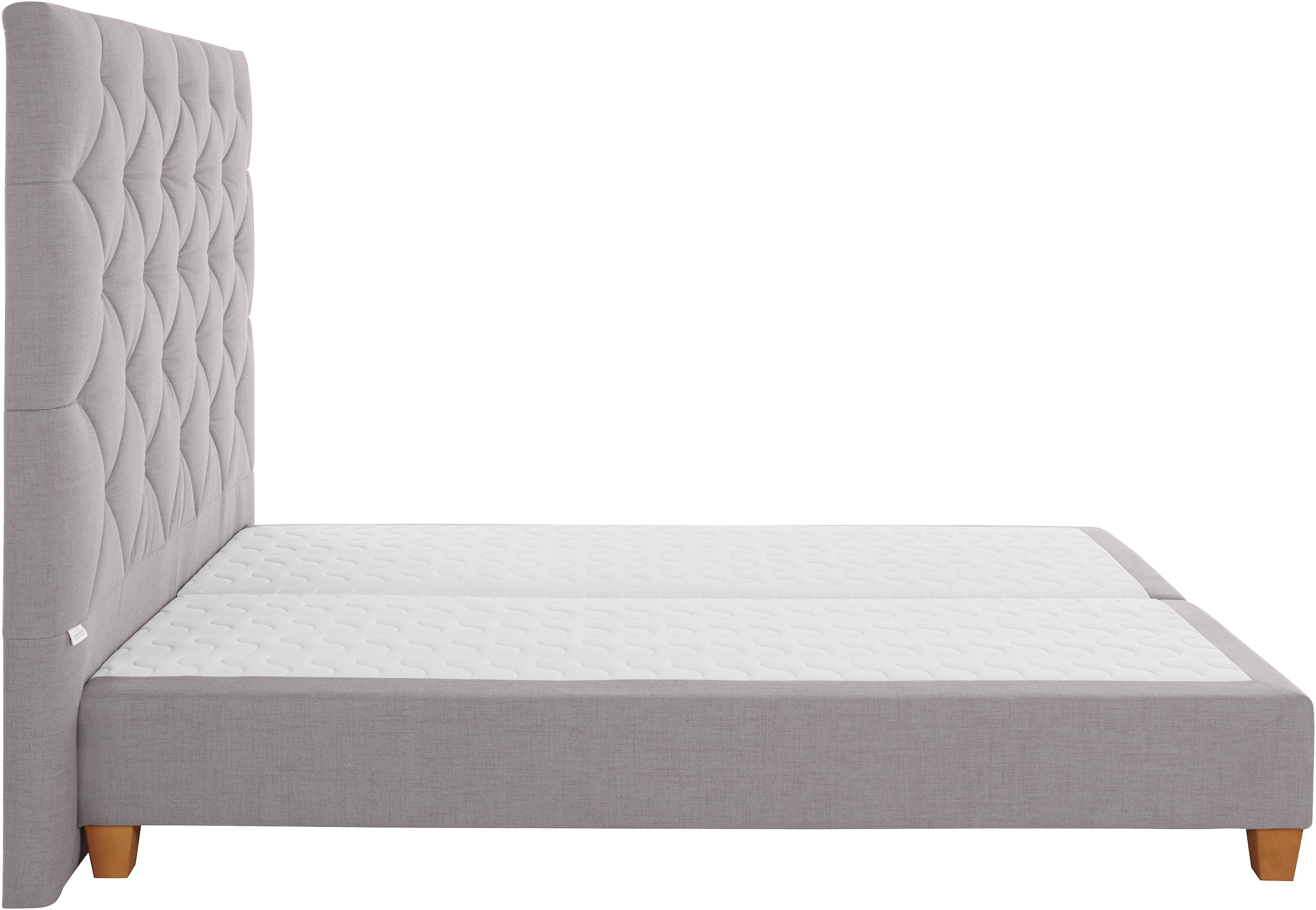 Guido Maria Kretschmer Home&Living Boxspringbett »Harmones hoch«, in 3 Breiten, Härtegrad auch im Mix mit je 1 Matratze in H2 und H3