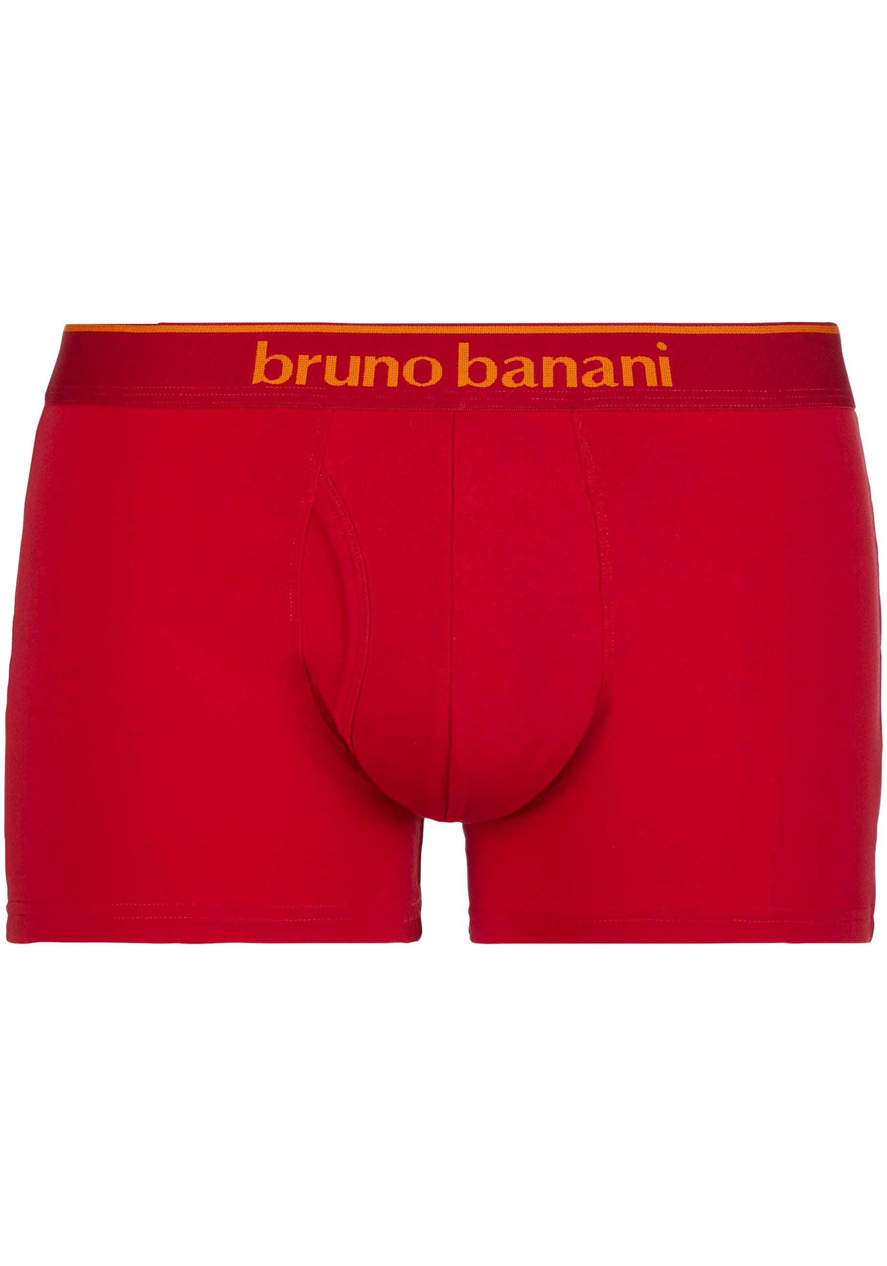 Bruno Banani Boxershorts »Short 2Pack Quick Access«, (Packung, 2 St.), Kontrastfarbene  Details bei ♕