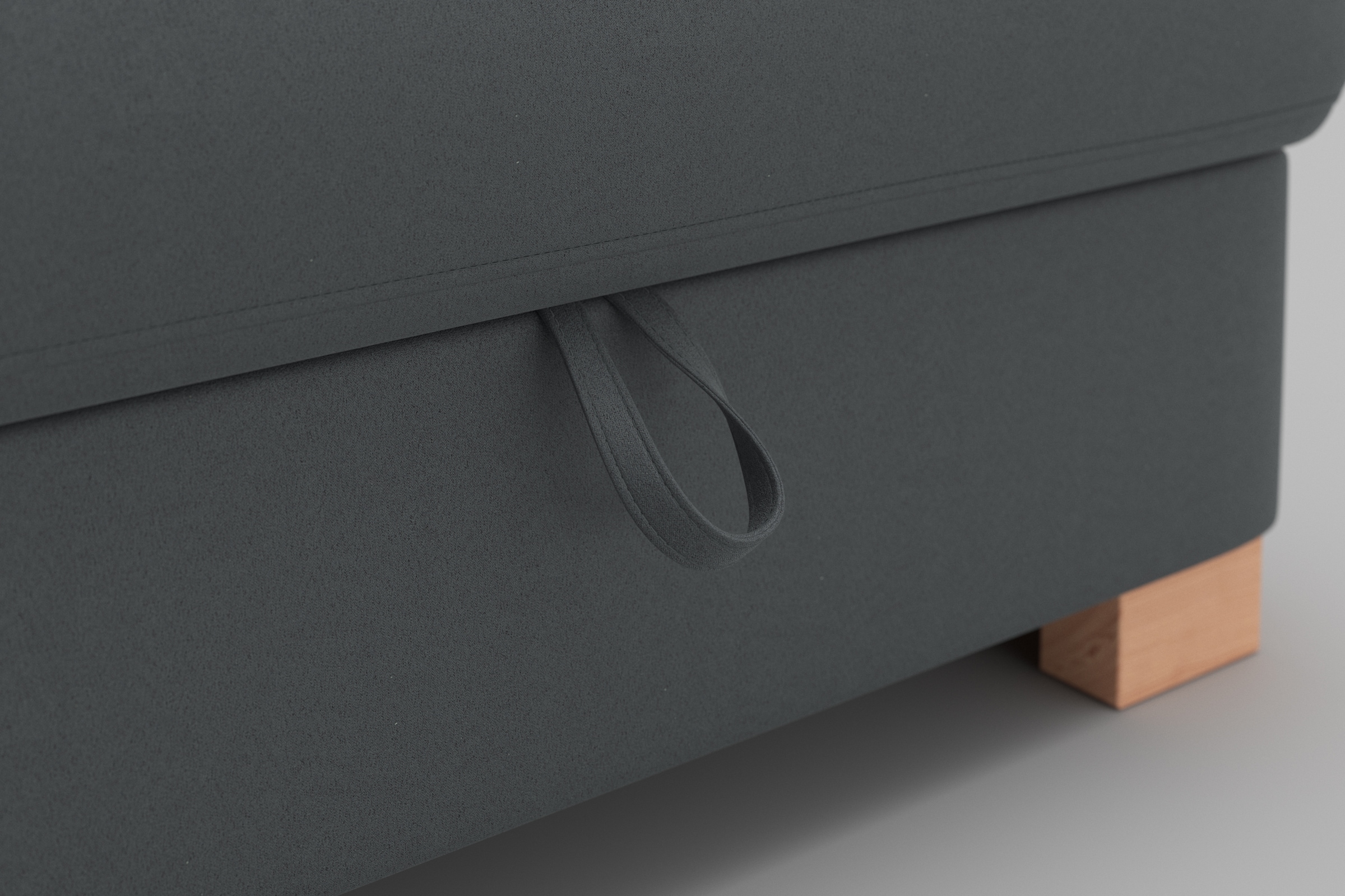 sit&more Ecksofa »Quincy L-Form«, wahlweise mit Bettfunktion und Bettkasten