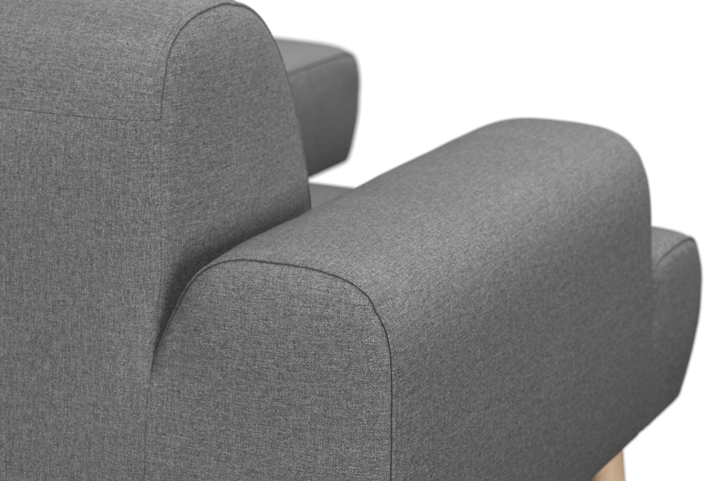 andas Ecksofa »Swift L-Form«, Federkern-Polsterung, B/T/H: 192/83/176 cm