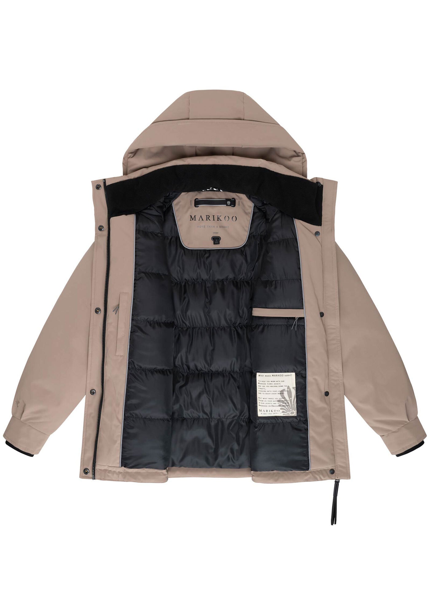 Marikoo Winterjacke »Marikoo Shigaraa Damen Herbst Winter Jacke N096«