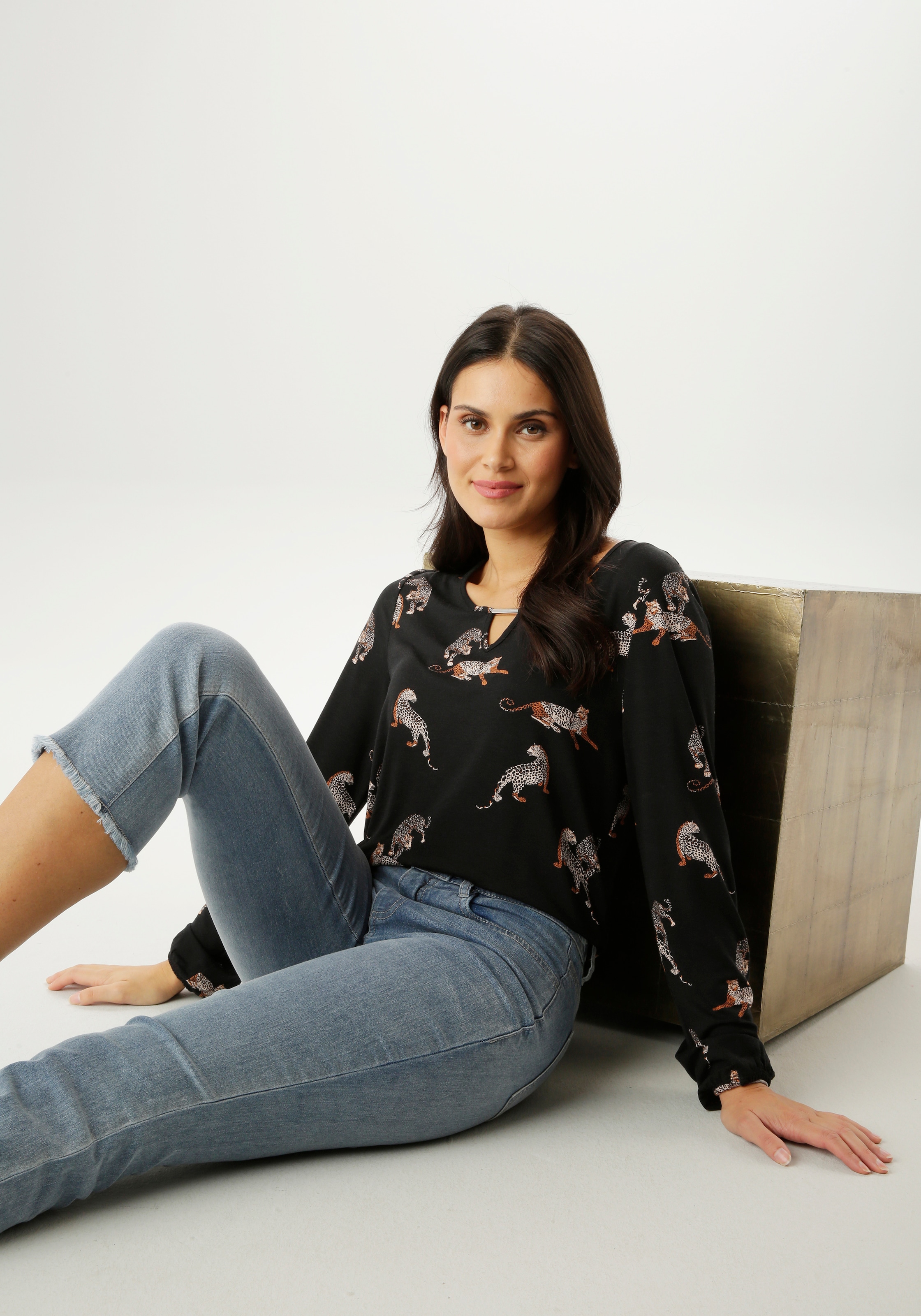 Aniston SELECTED Langarmshirt