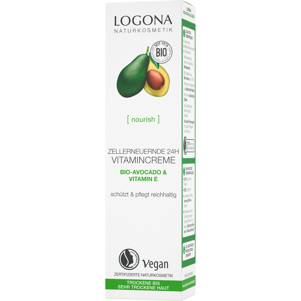 LOGONA Tagescreme »Logona nourish Zellerneuernde Vit.Creme«