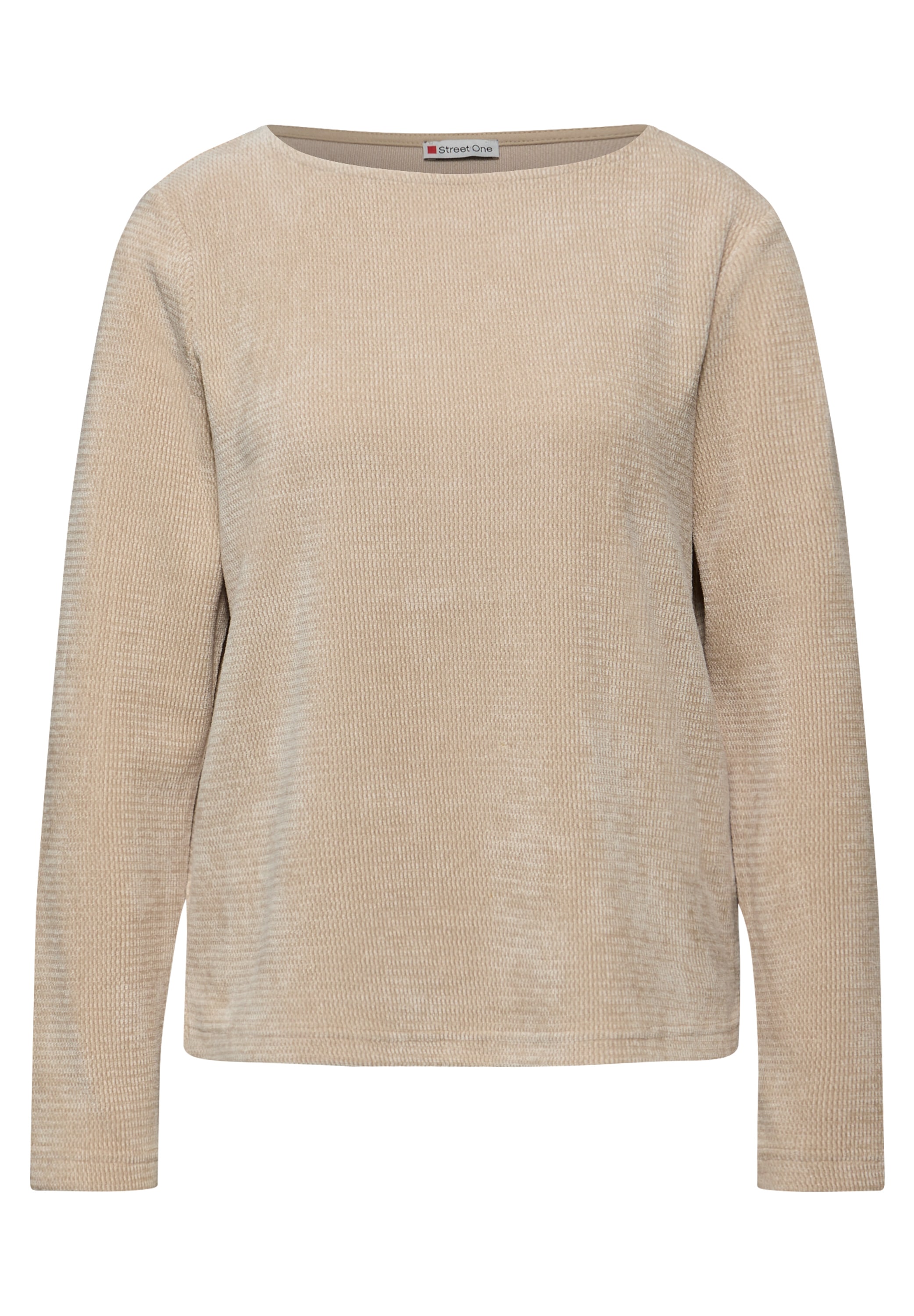 STREET ONE Rundhalspullover mit U-Boot Ausschnitt