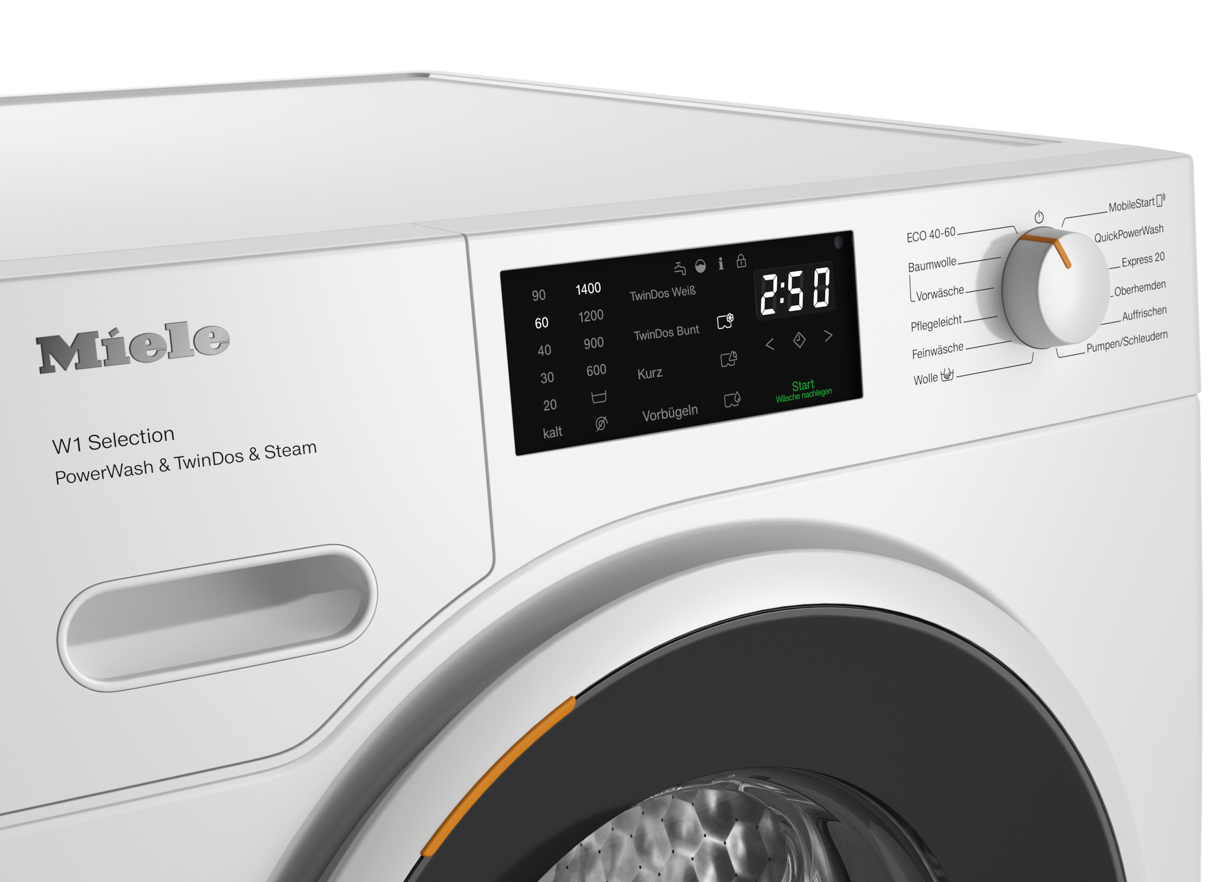 Miele Waschmaschine »WSG883 WCS PWash&TDos&Steam« 9 kg 1400 U/min