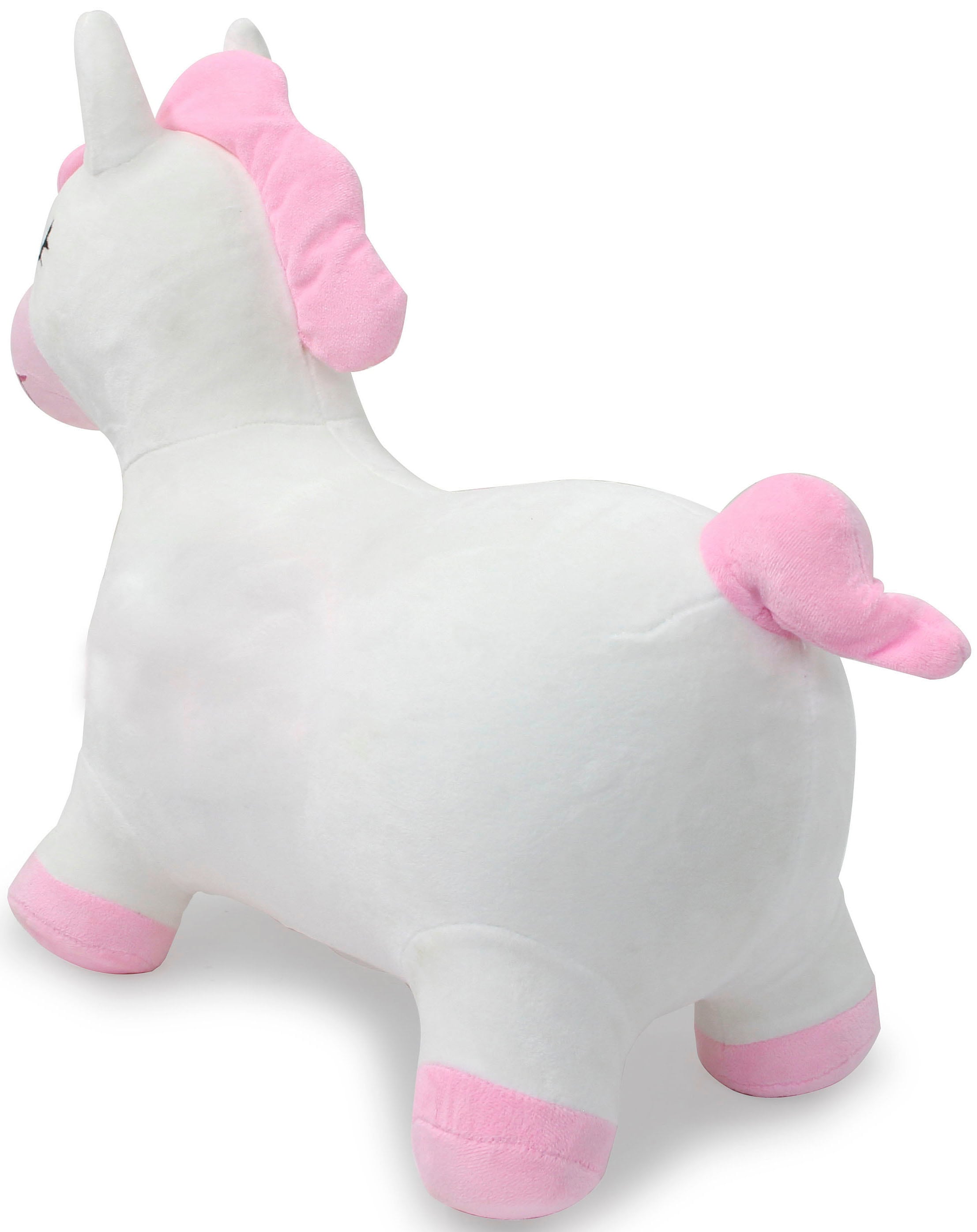 Jamara Hüpftier »Einhorn mit Plüschbezug«, inkl. Luftpumpe