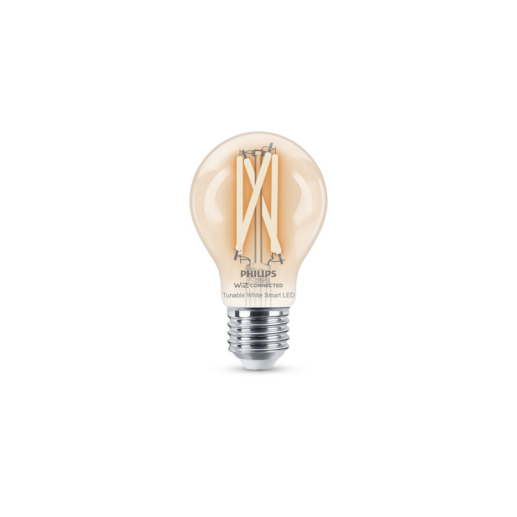 Philips Smarte LED-Leuchte »Filament Lampe 60W A60 E27 CL 1PF/6«
