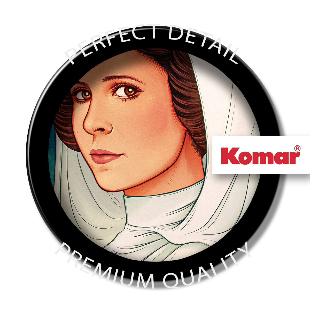 Komar Wandbild »Star Wars Princess of Alderaan«, Disney, (Set, 1 St.), 50 x 70 cm (Breite x Höhe) - Kinderzimmer, Dekoration