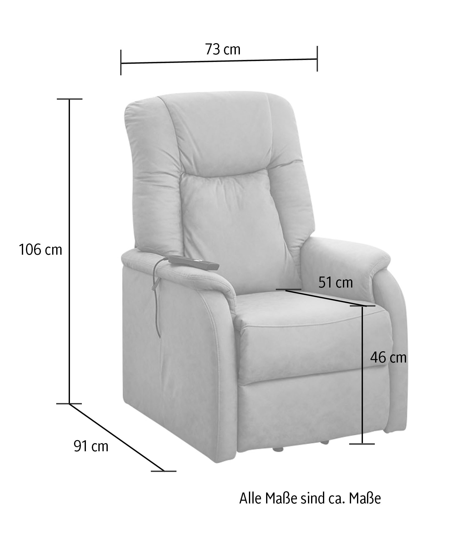 kaufen TFK Gruppe elektrischer TV-Sessel auf Aufstehhilfe, mit Polsterung Jockenhöfer und Raten »Fürth«, Liegefunktion