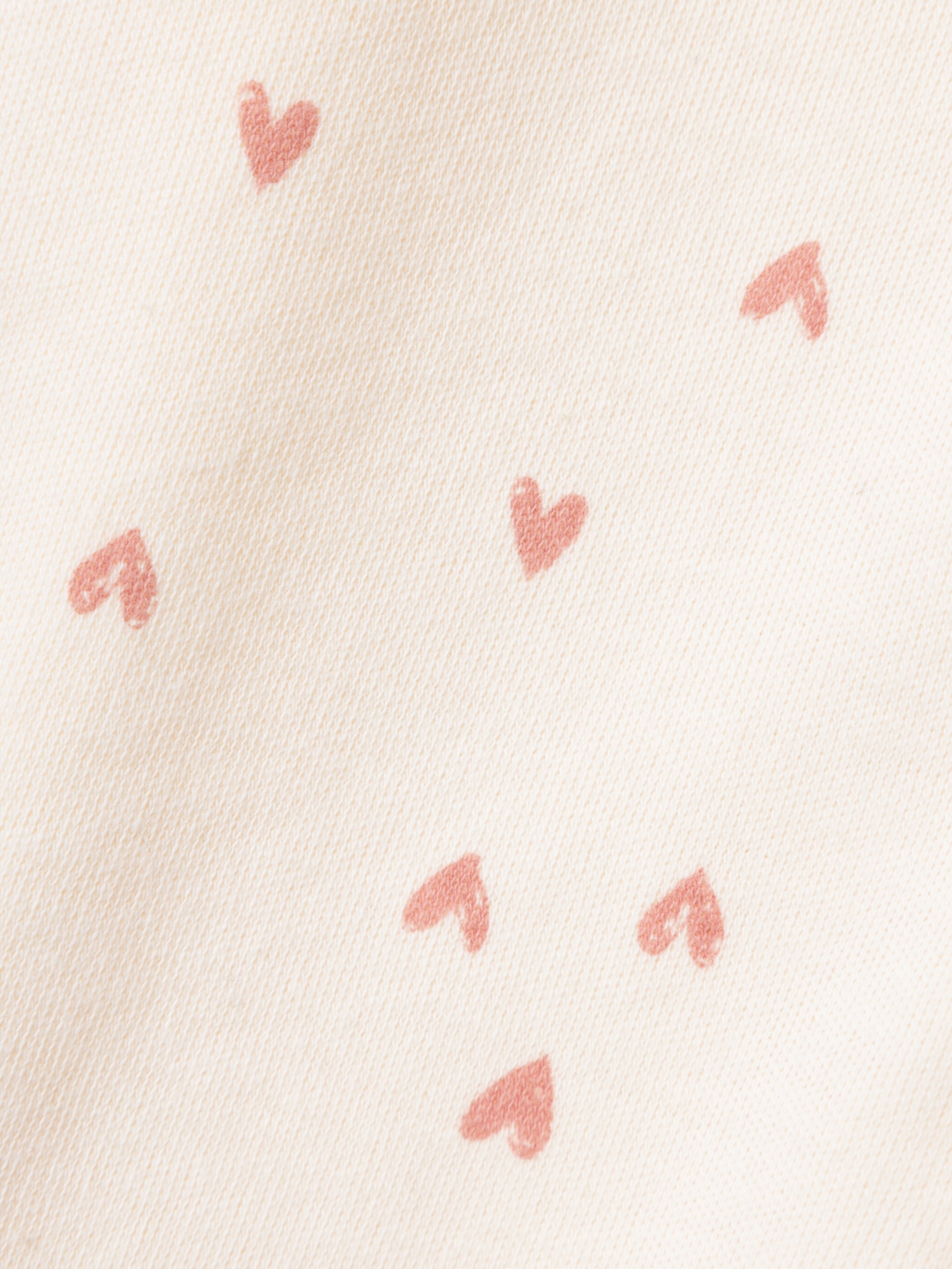 Name It Schlafanzug »NBFNIGHTSUIT ZIP BUTTERCREAM HEARTS NOOS«