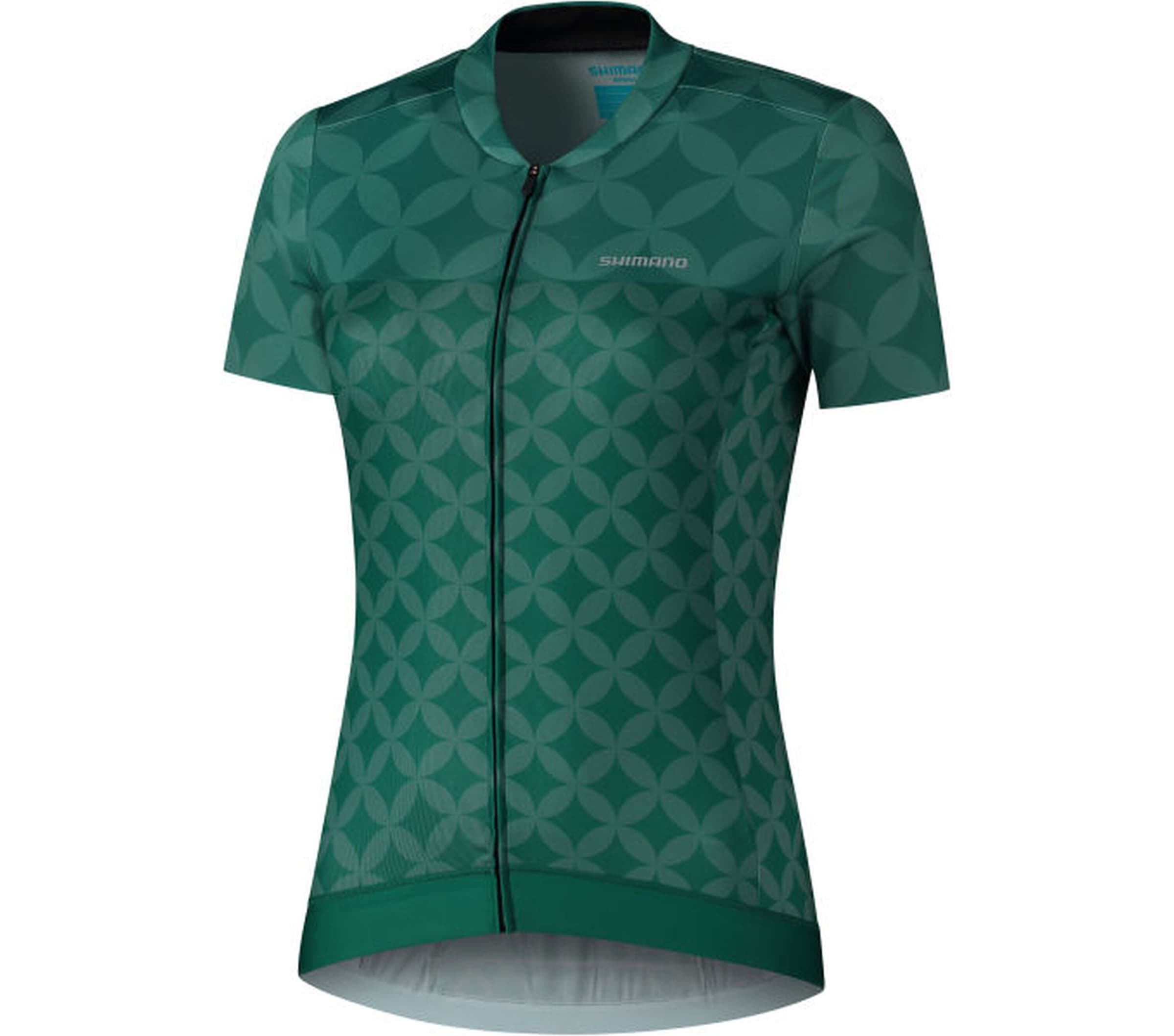 Radtrikot »W's SAGAMI Short Sleeve Zip Jersey, Green«