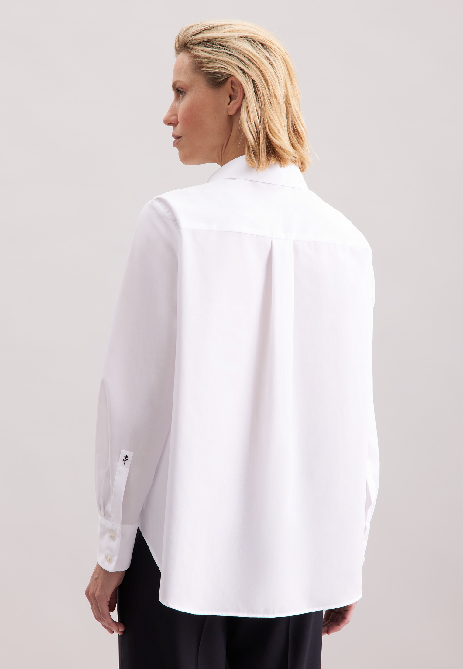 seidensticker Hemdbluse, 1/1 Kragen Uni