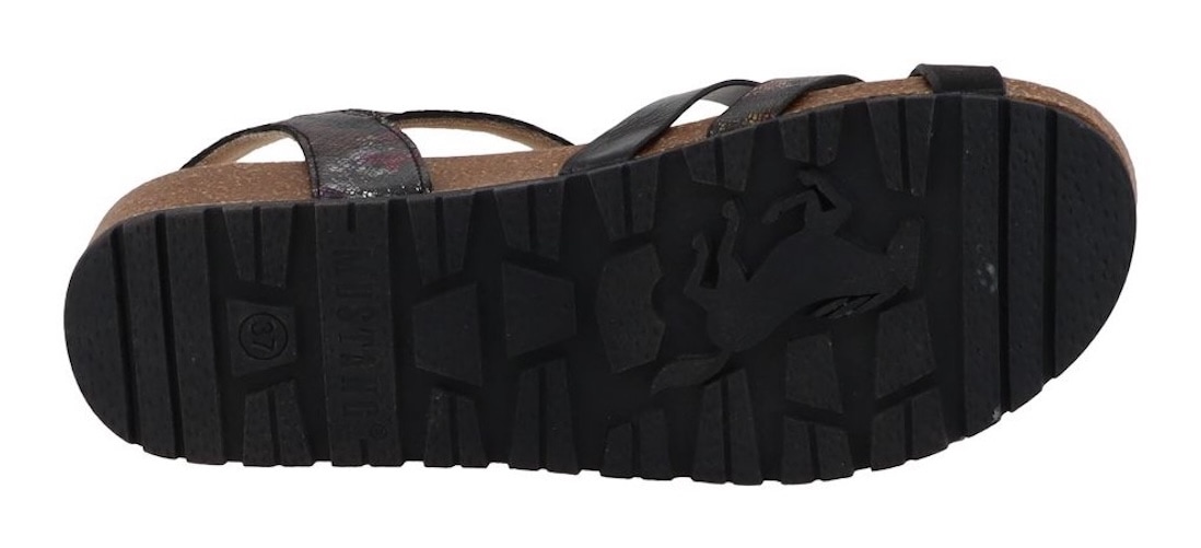 Mustang Shoes Sandalette »Magnolia«  Riemchensandale, Sommerschuh mit modischem Druck
