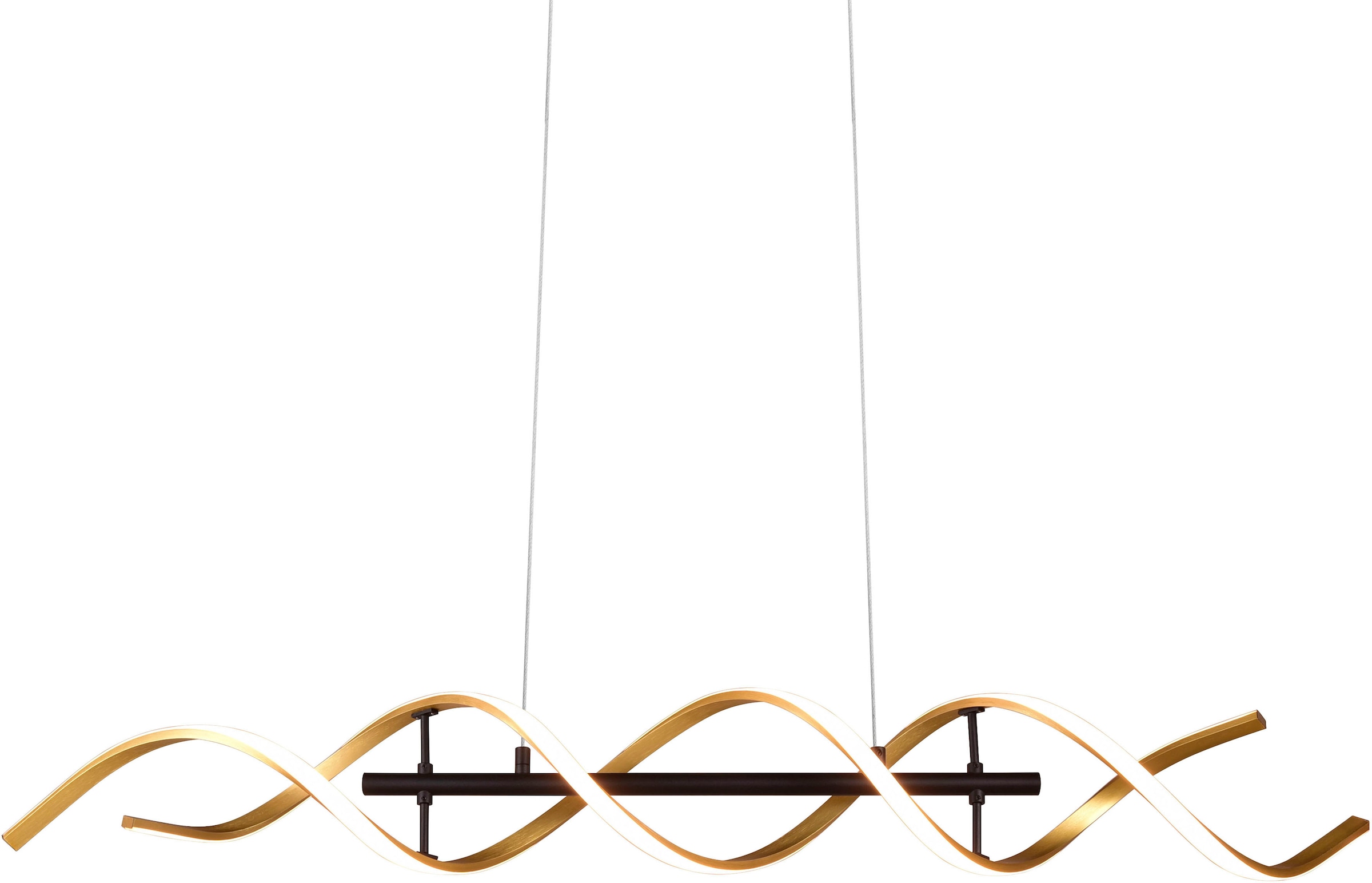 TRIO Leuchten LED Pendelleuchte »Sequence«, 1 flammig, Leuchtmittel LED-Board | LED fest integriert, Hängelampe 45W 5600 Lm höhenverstellbar dimmbar Lichtfarbe einstellbar