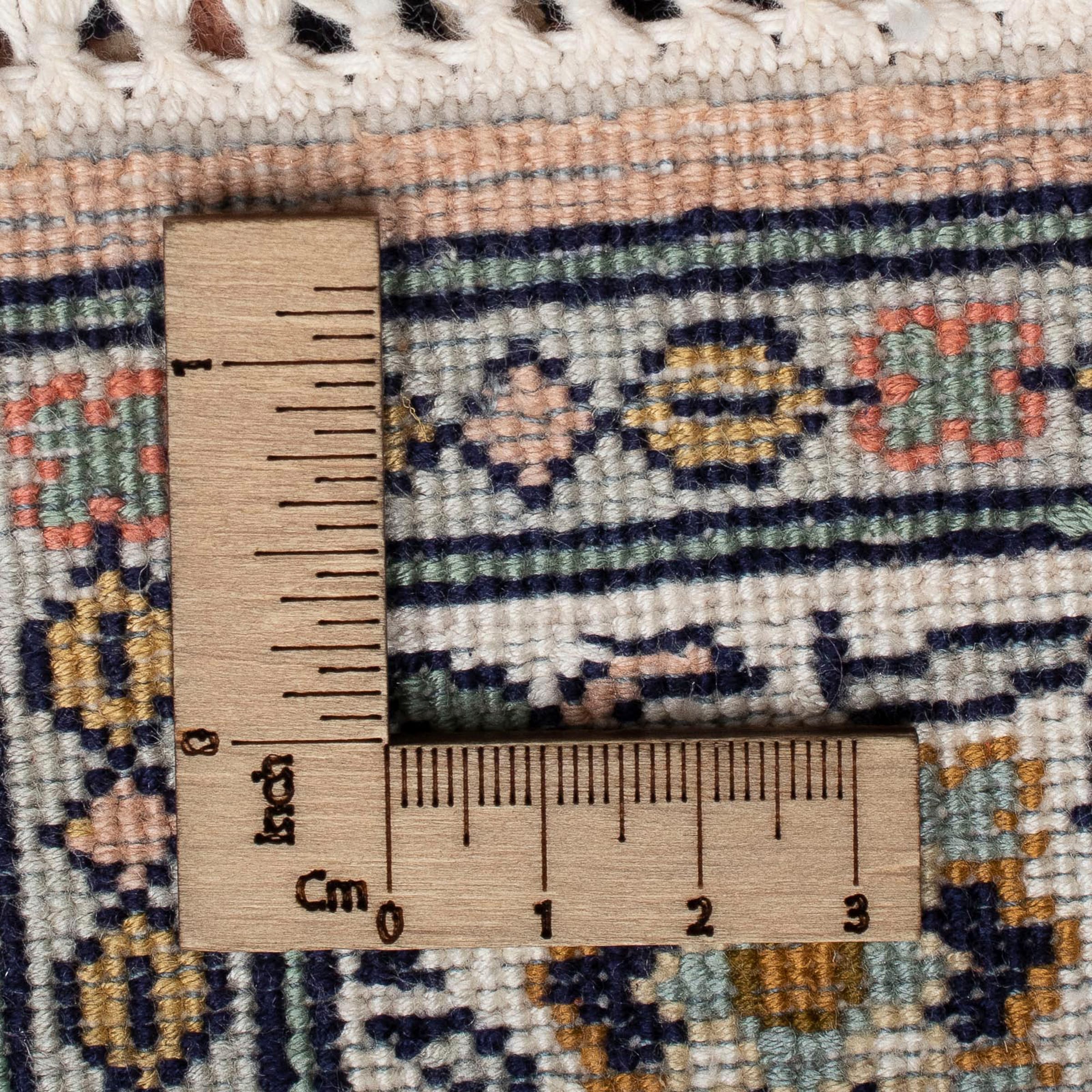 morgenland Seidenteppich »Seidenteppich - Kaschmir Seide - 95 x 64 cm - mehrfarbig«, rechteckig, Wohnzimmer, Handgeknüpft, Einzelstück mit Zertifikat