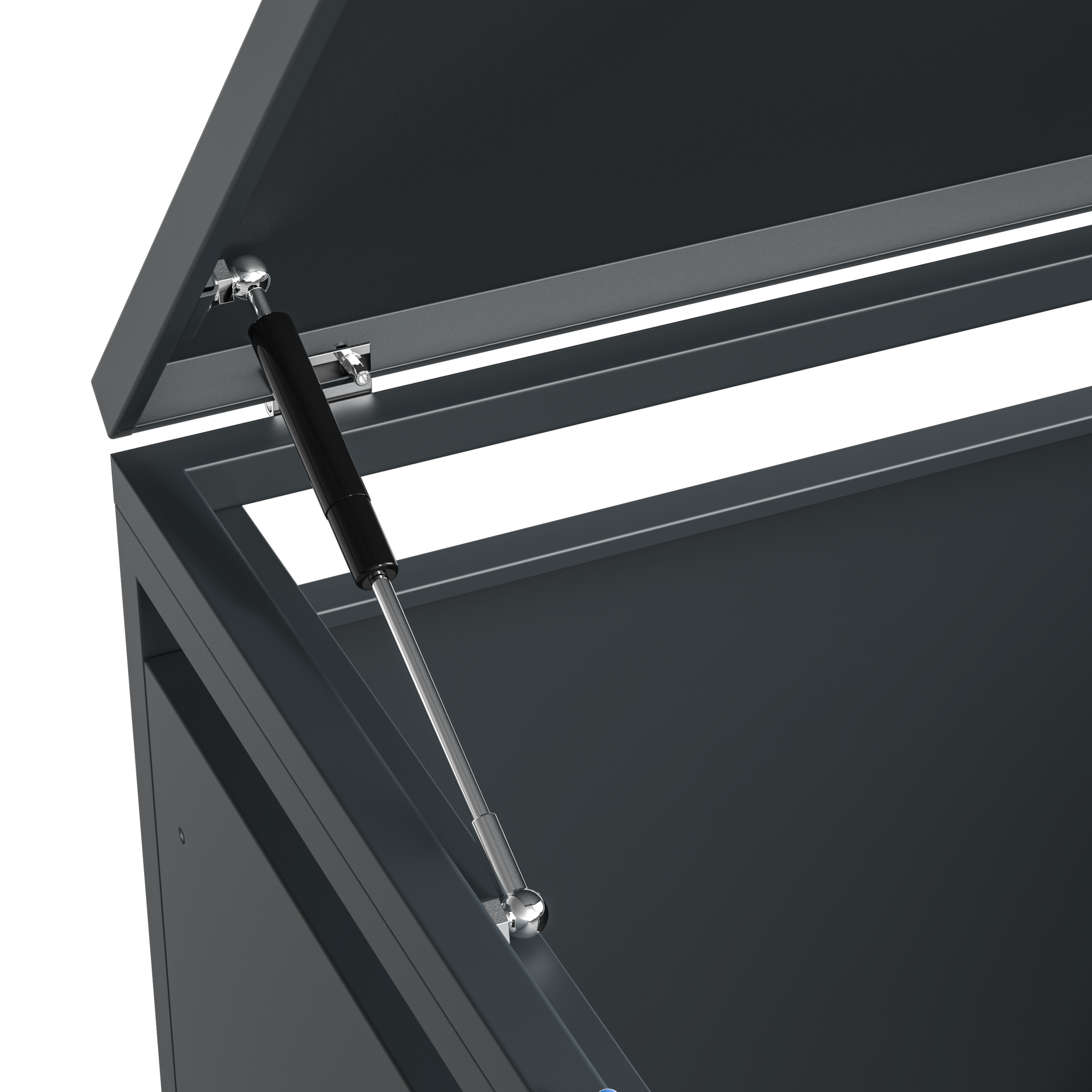 WESTMANN Mülltonnenbox »Lacina« Platz für 1 Mülltonne 240 L, BxHxT: 68x80x116 cm