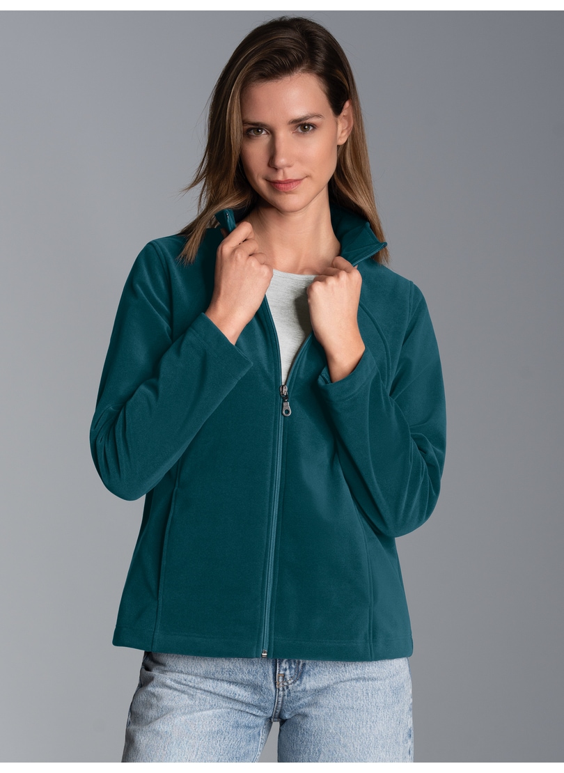 Trigema Fleecejacke »TRIGEMA Taillierte Fleecejacke«, (1 St.)