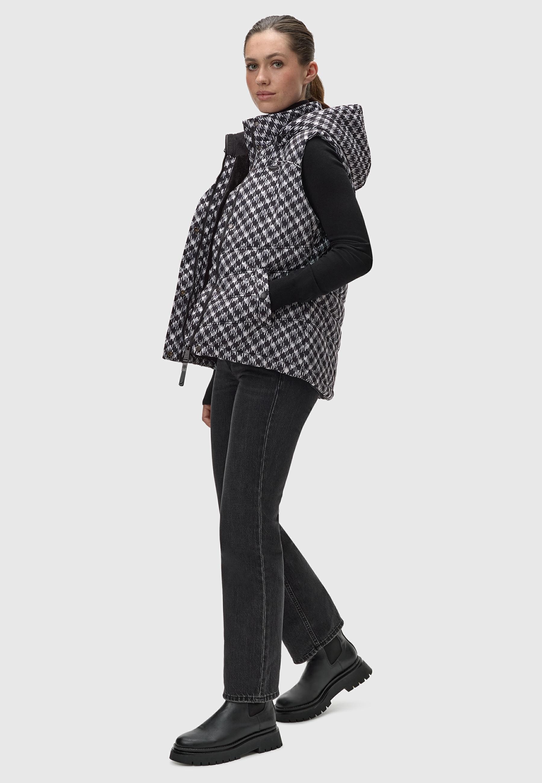 Ragwear Steppweste »Steppweste Hesty Print«