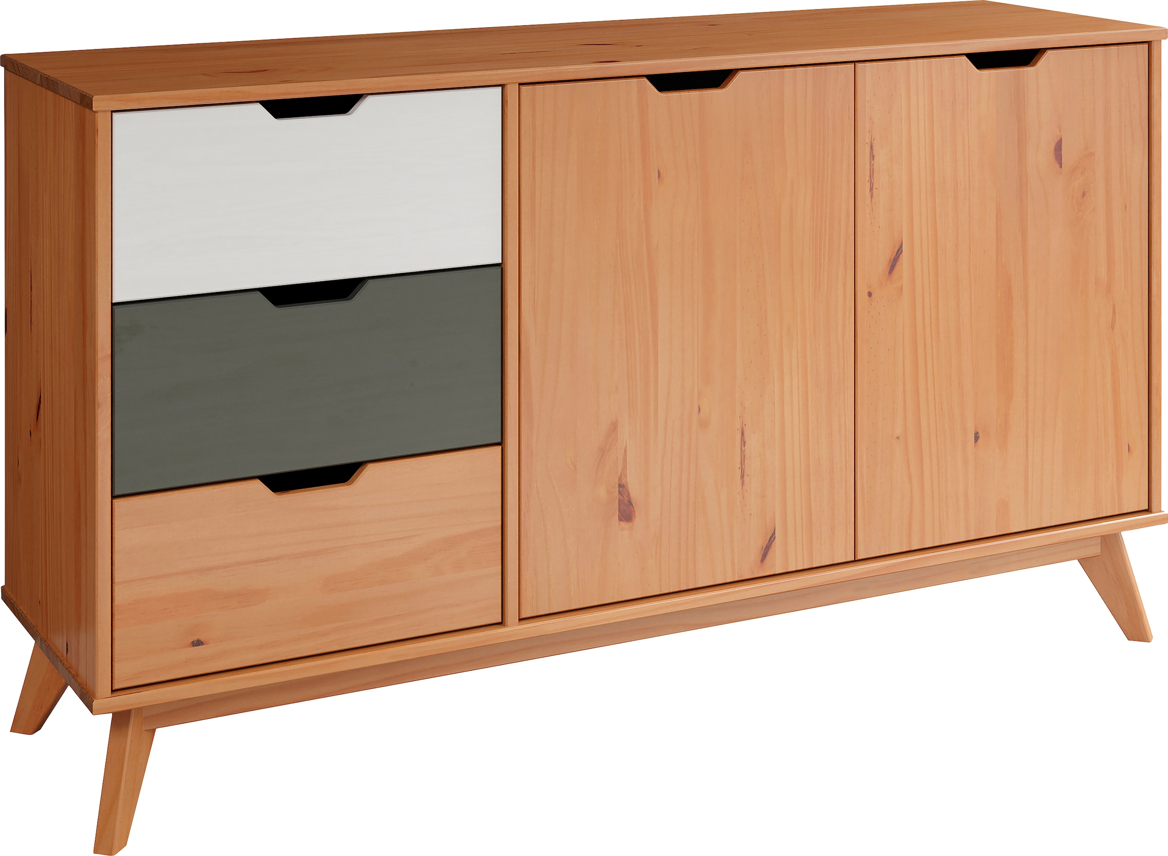 INTER-FURN Sideboard »Scandik«, praktisch und aus massiver Kiefer