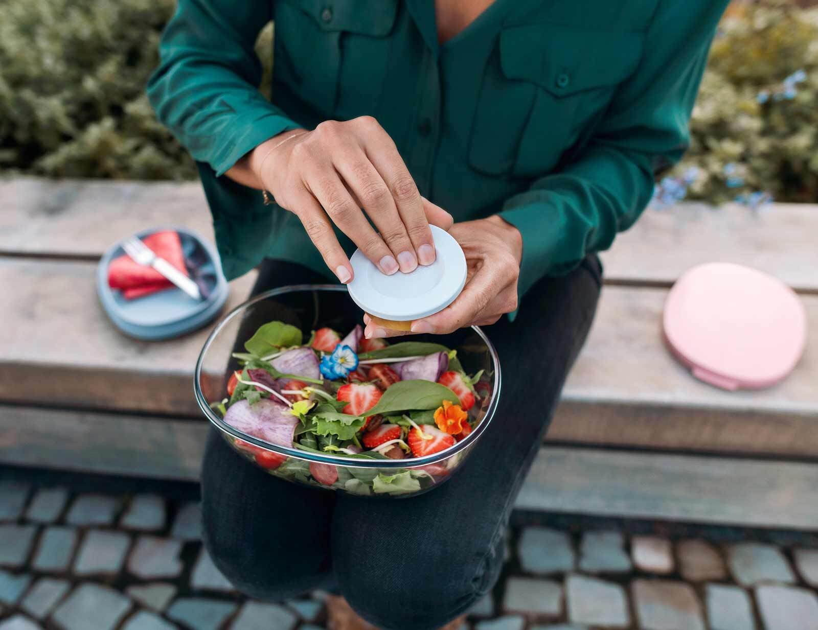 Mepal Lunchbox »Salatbox Ellipse 1300 ml«, (1 tlg.)