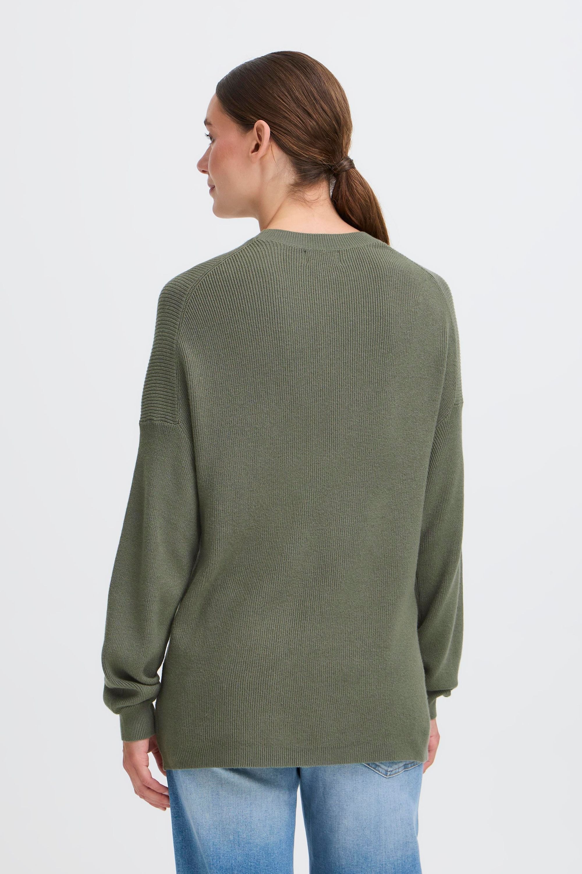 OXMO Strickfleece-Pullover »Strickpullover OXIFANSY«